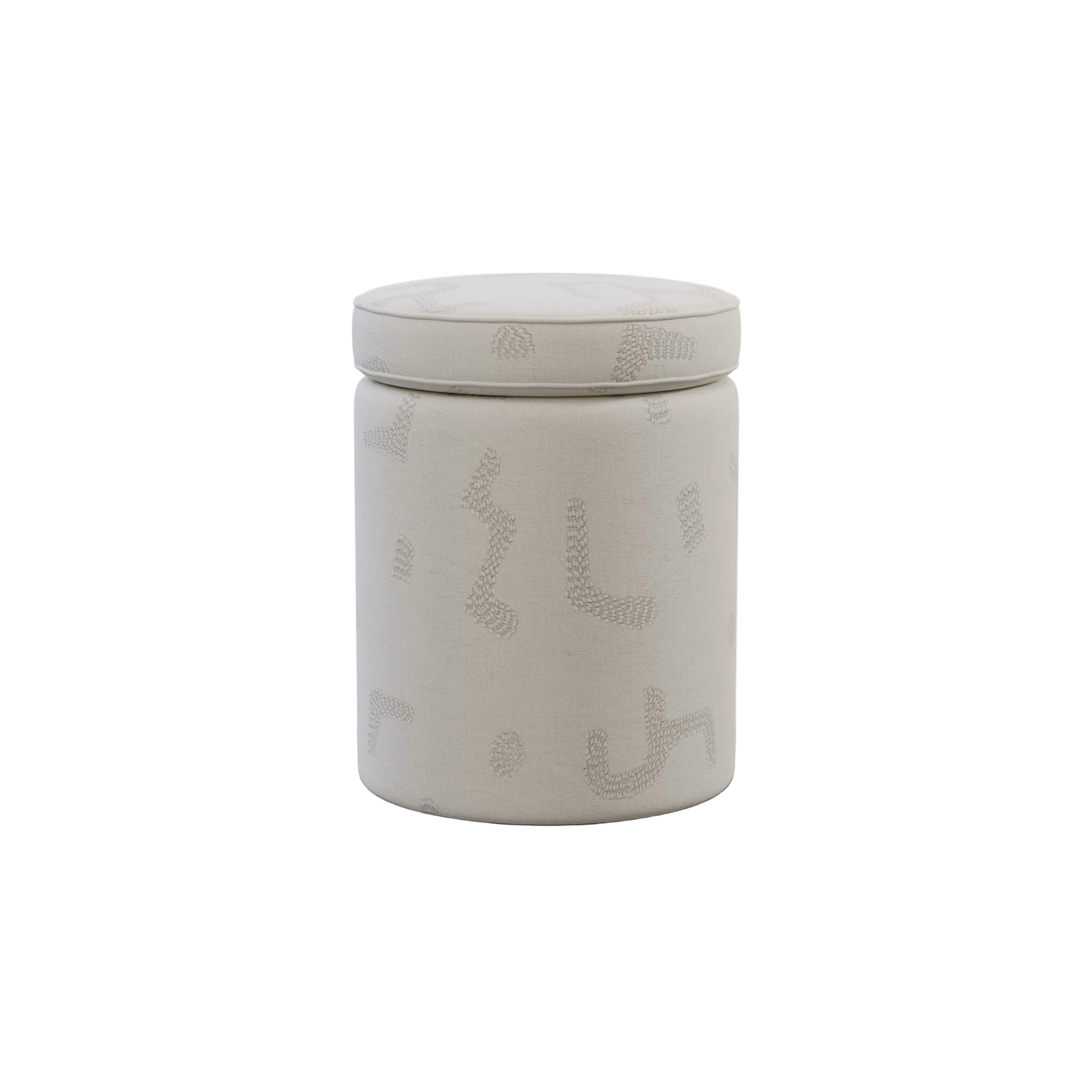 Aurora Footstool, Raphia, Powder