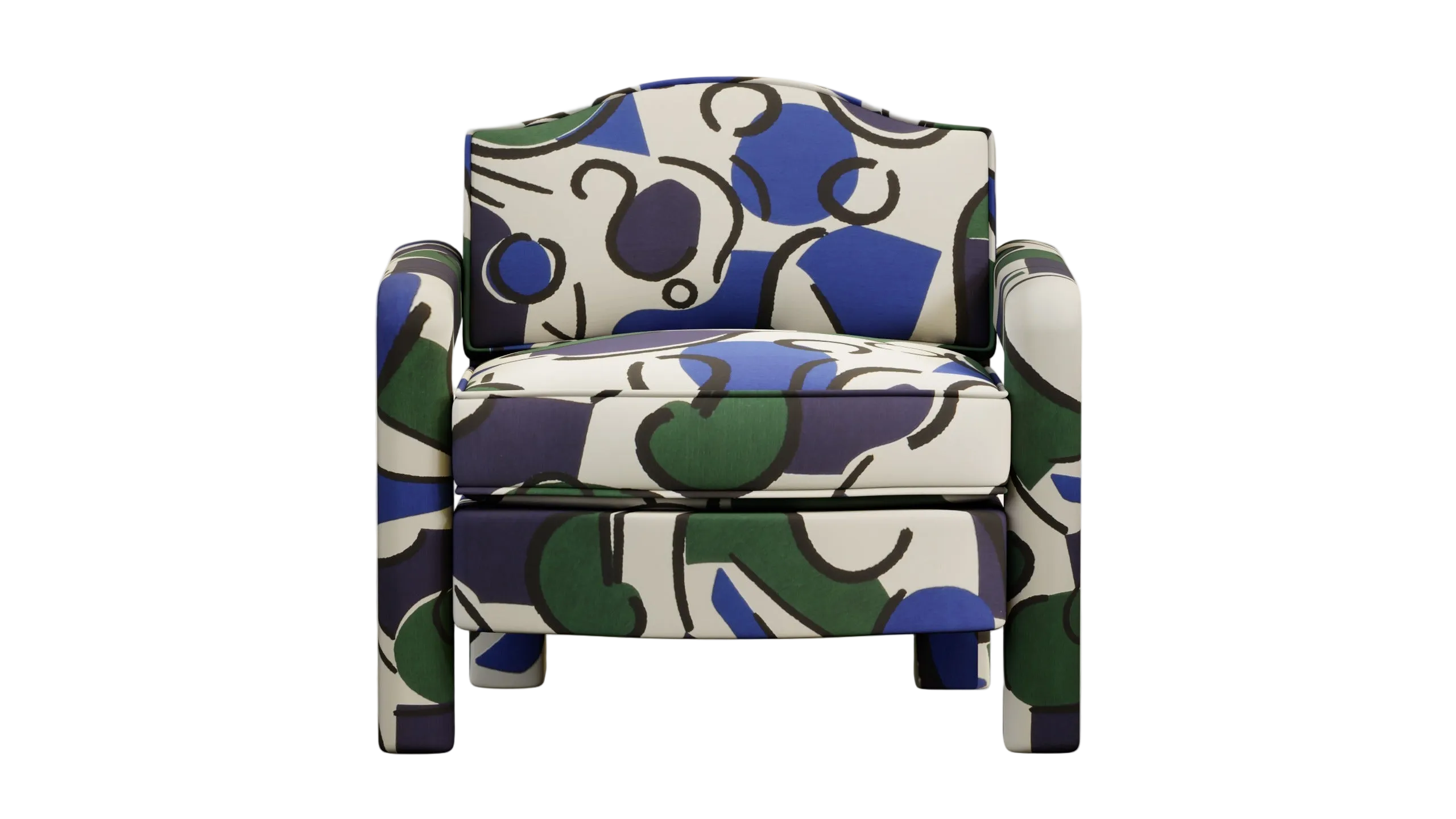 Elio Armchair, Seaweed