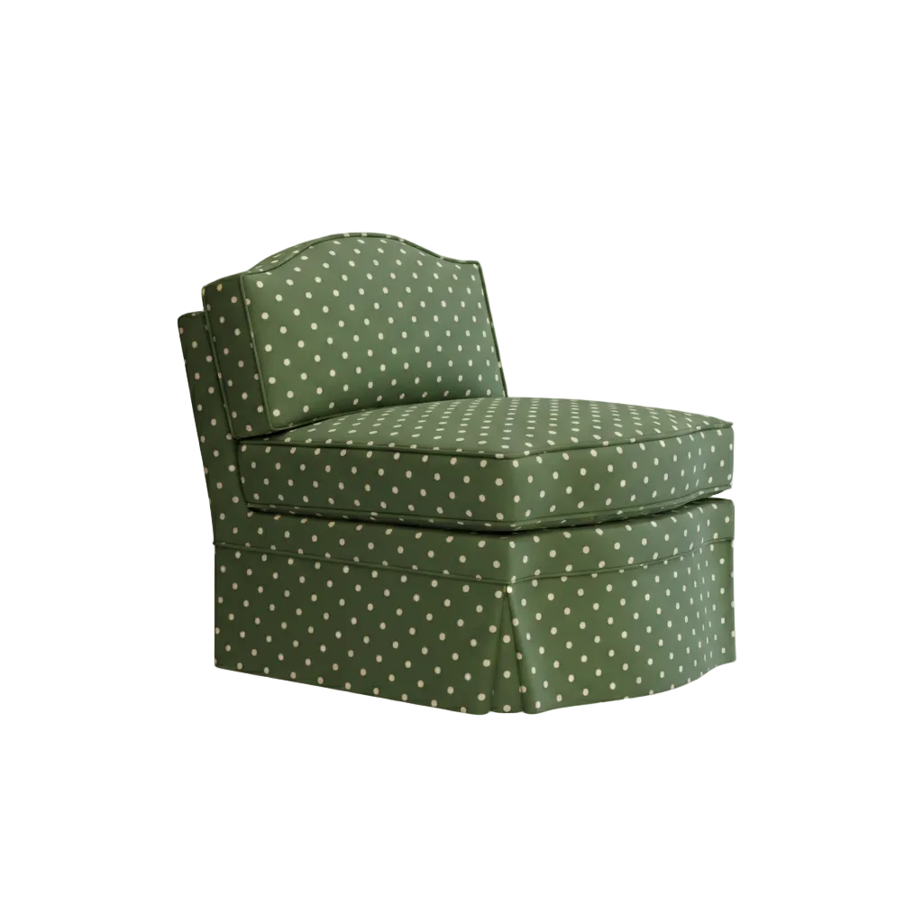 Felix Slipper Chair, Pistachio