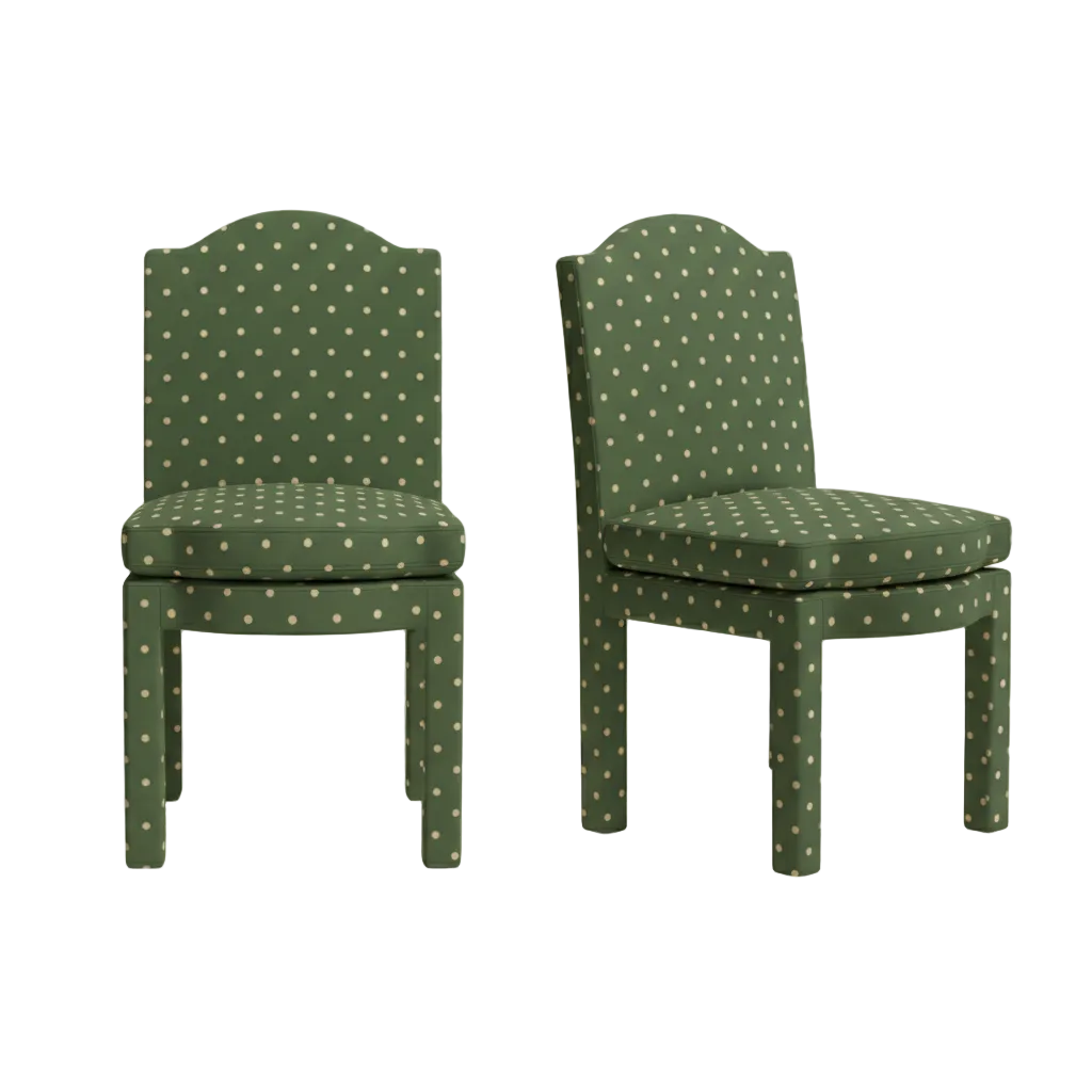 Pair of Leo Dining Chairs, Pistachio