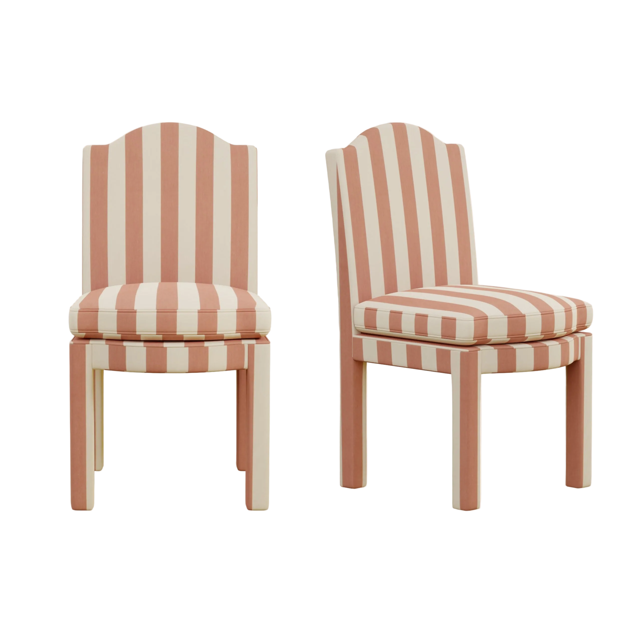 Pair of Leo Dining Chairs, Ginger
