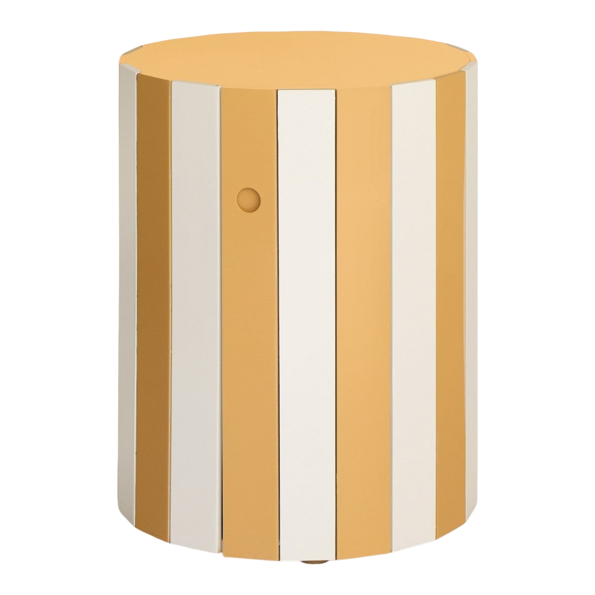 Barrel Table, Persian Yellow
