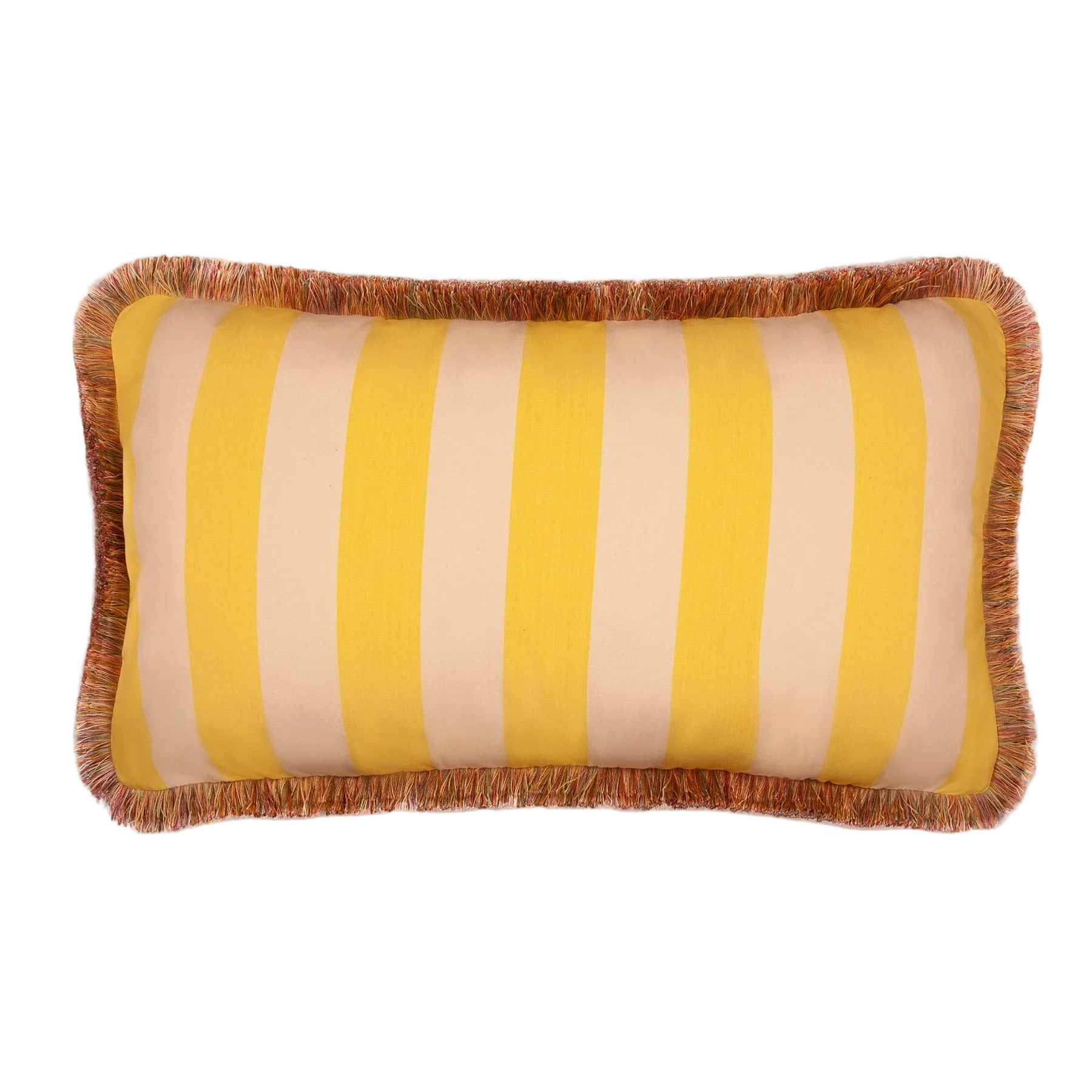 Sonia Stripe Cushion, Citron