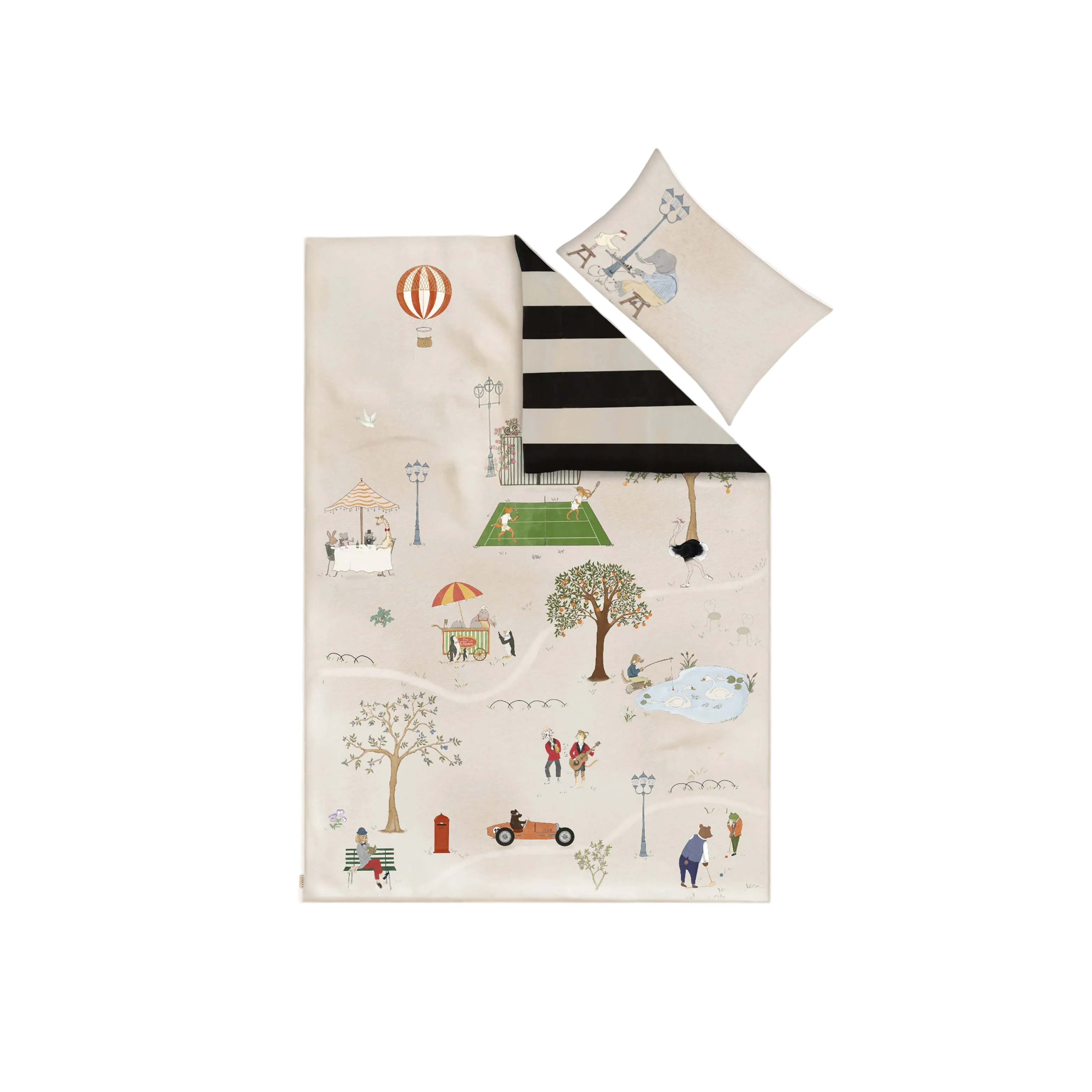 Follies in the Park - Reversible Bedding Bundle