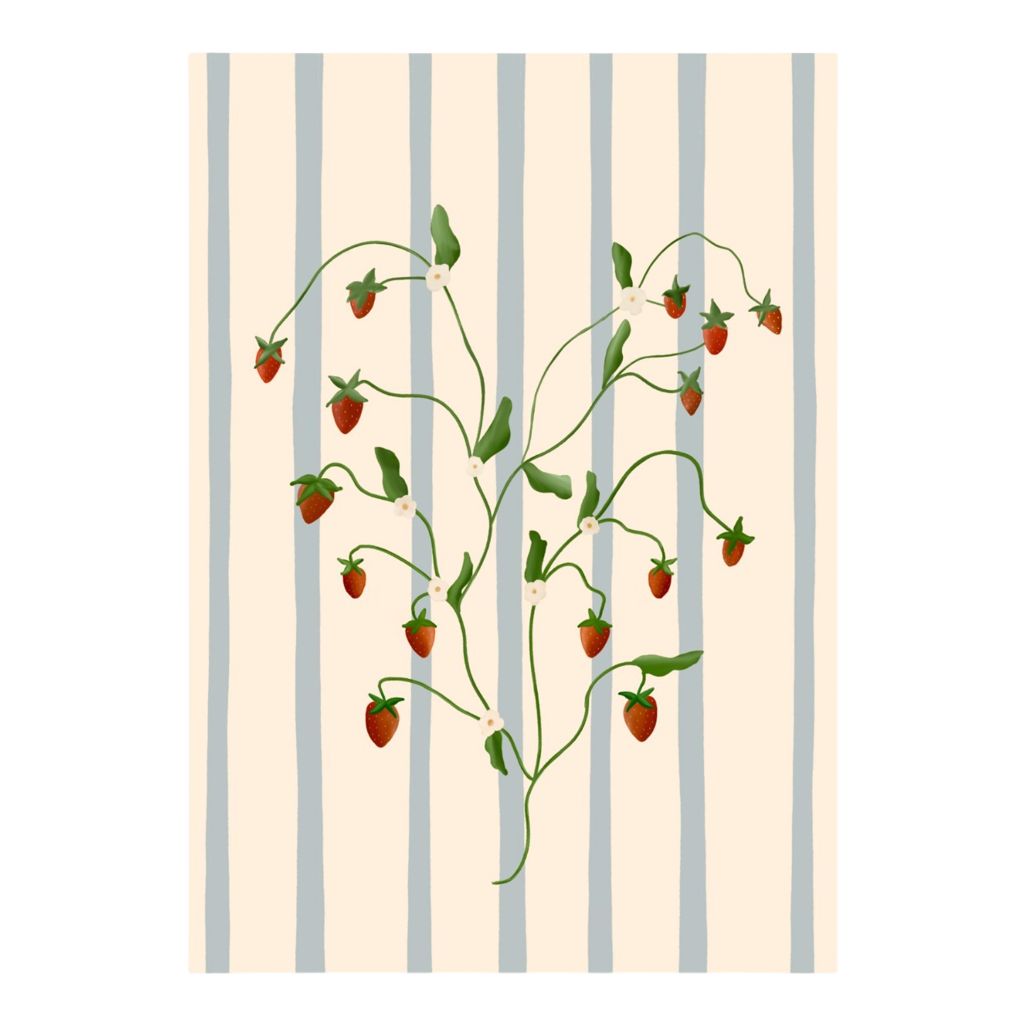 Strawberry Vine Art Print