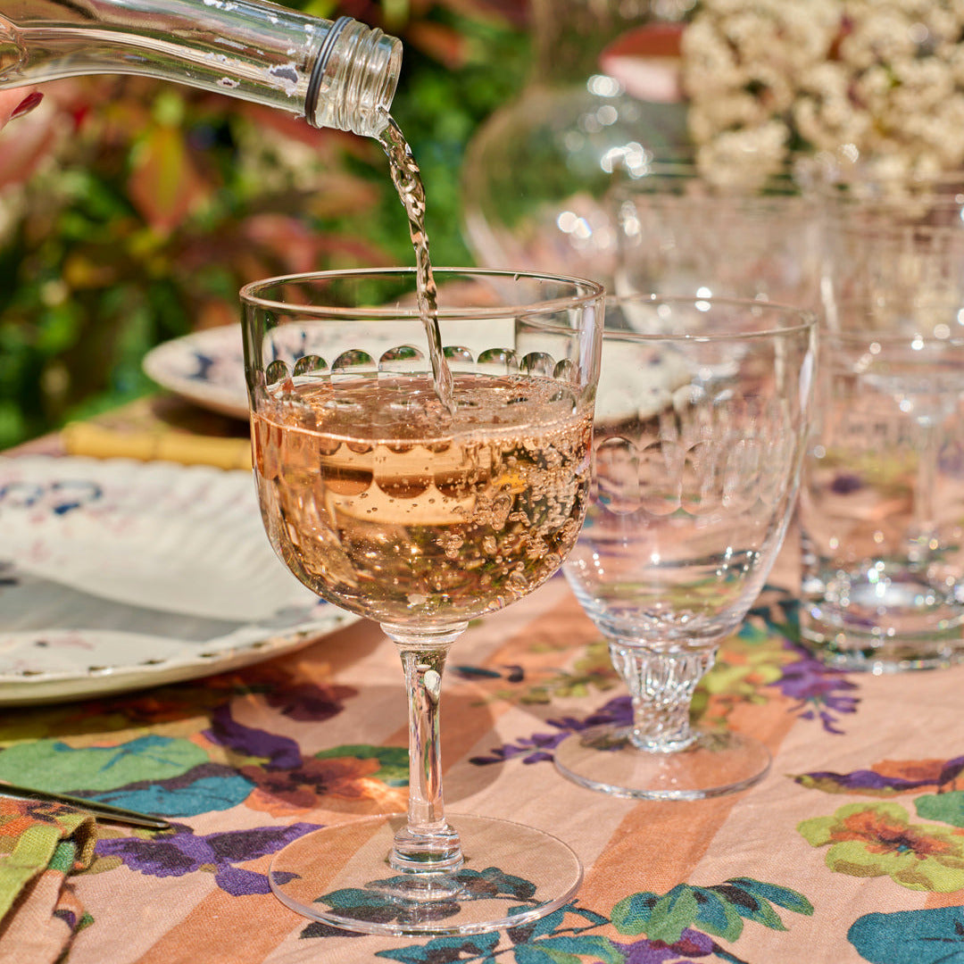 Daphne Wine Glasses with Lens Design
