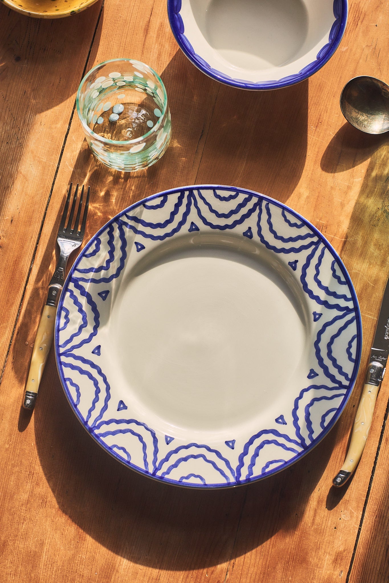 Blue Tabla Dinner Plate