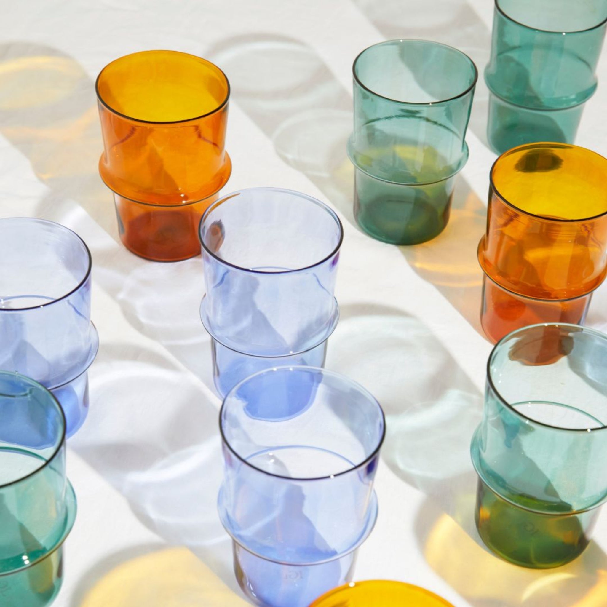 Teal Ridge Tumbler - Set of Four