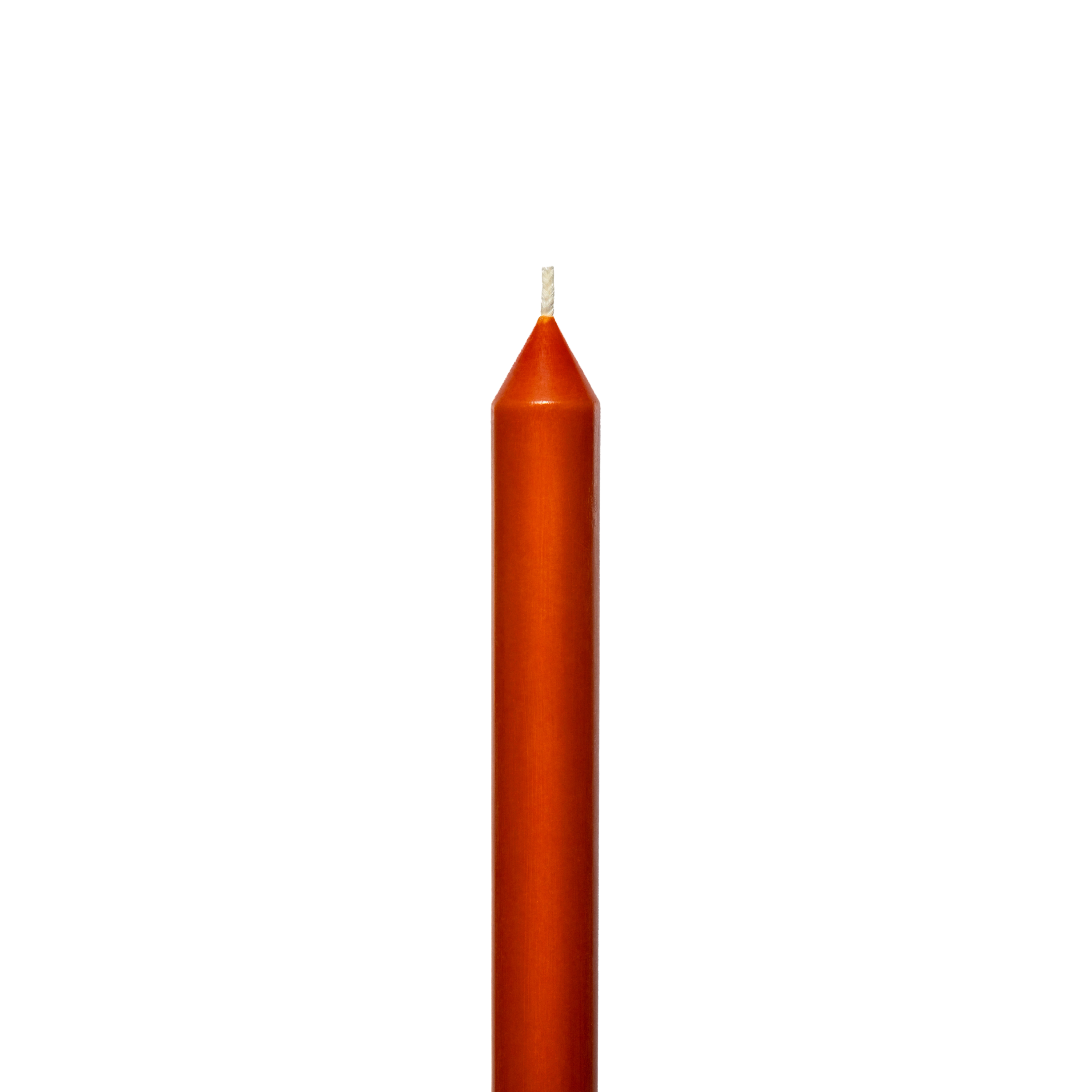 Terracotta Tapered Candle Pair