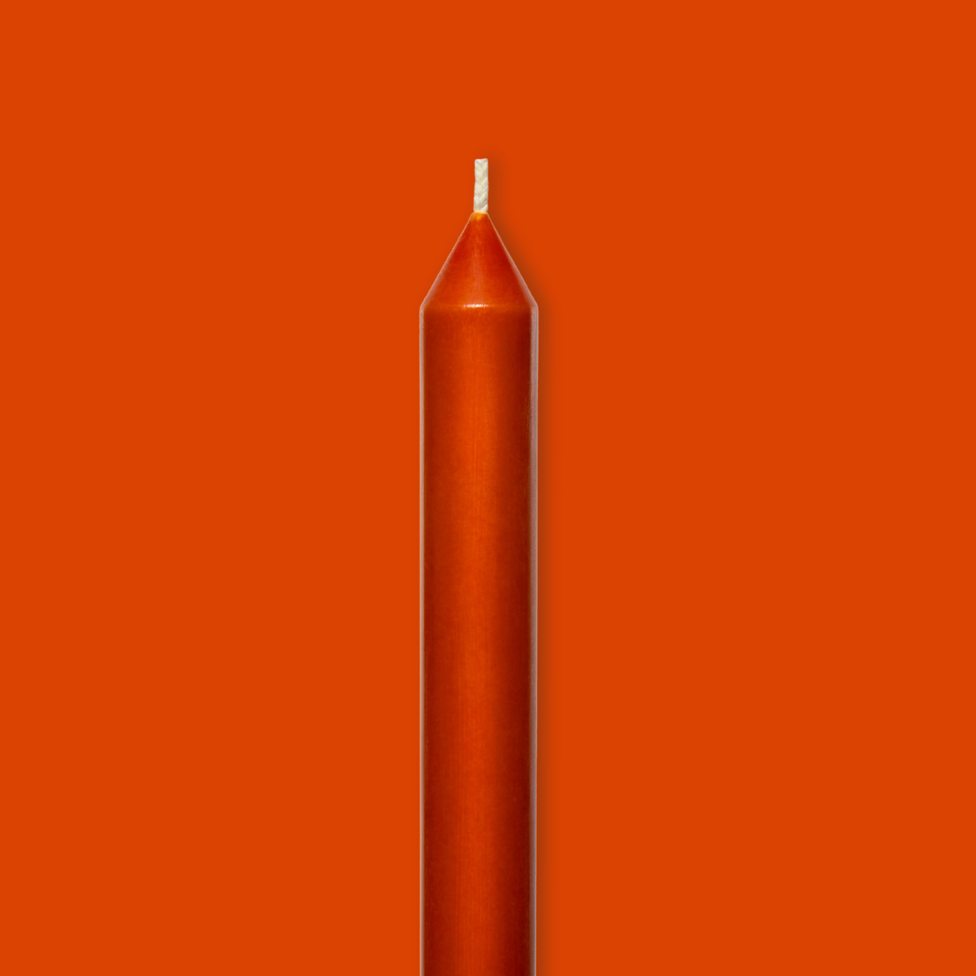 Terracotta Tapered Candle Pair