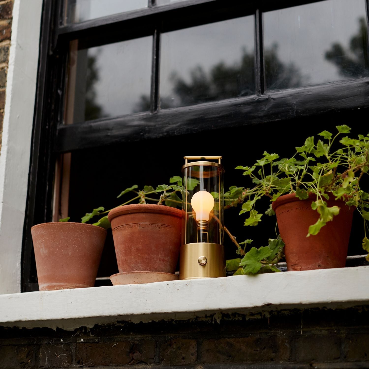 The Muse 1.0 Portable Lamp in Solid Brass - Set of 2