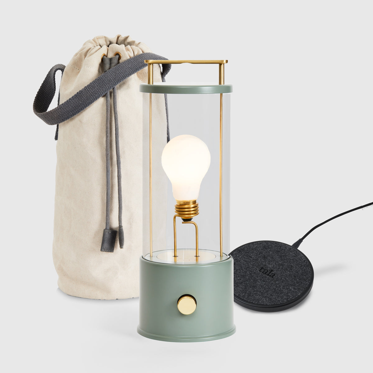 The Muse 1.0 Portable Lamp in Pleasure Garden Green Bundle
