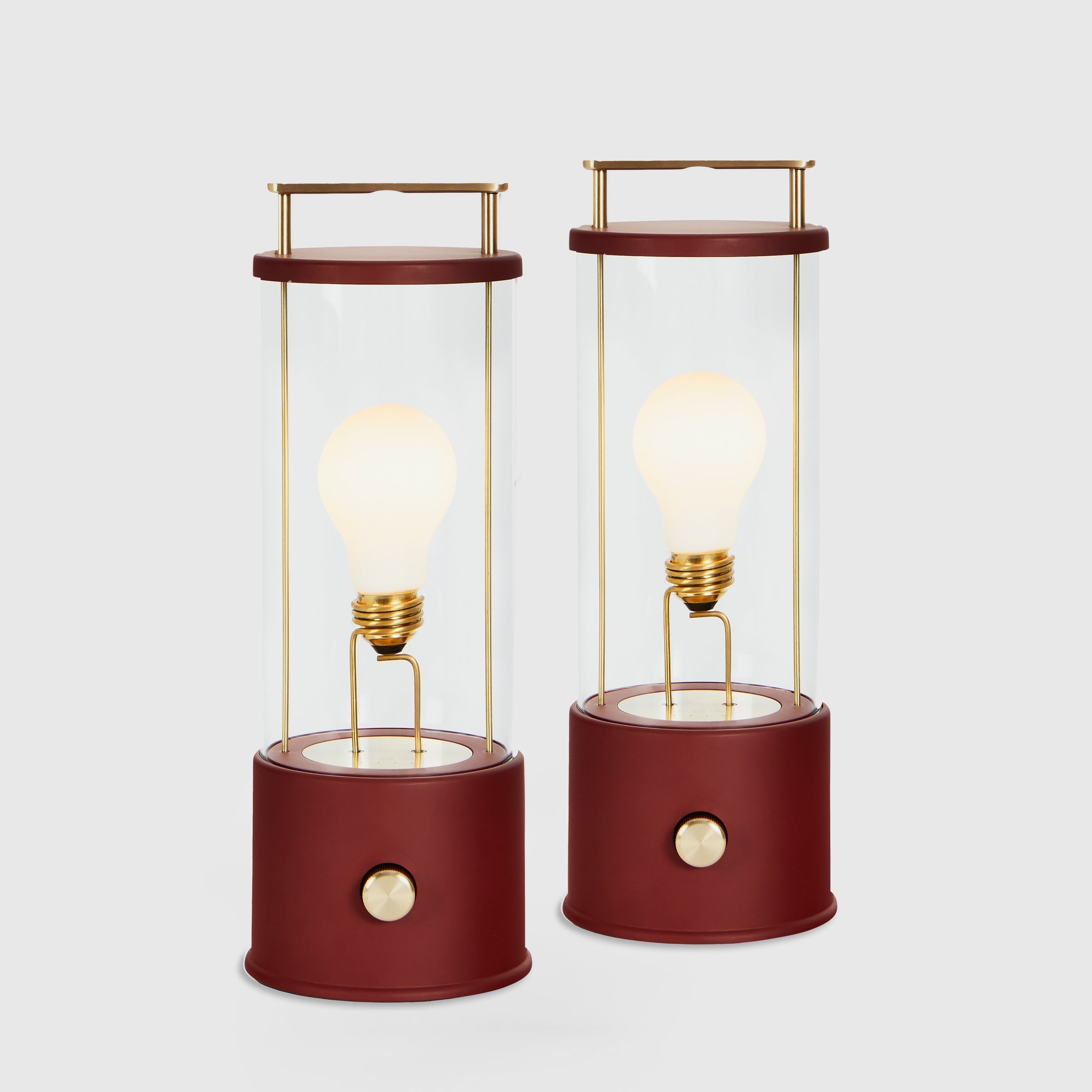 The Muse 1.0 Portable Lamp in Pomona Red - Set of 2