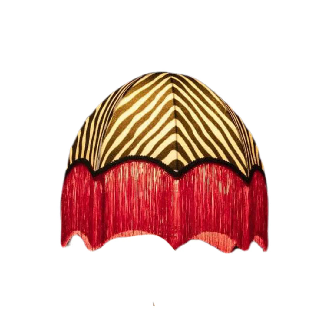 The Red Zebra Lampshade / Pendant