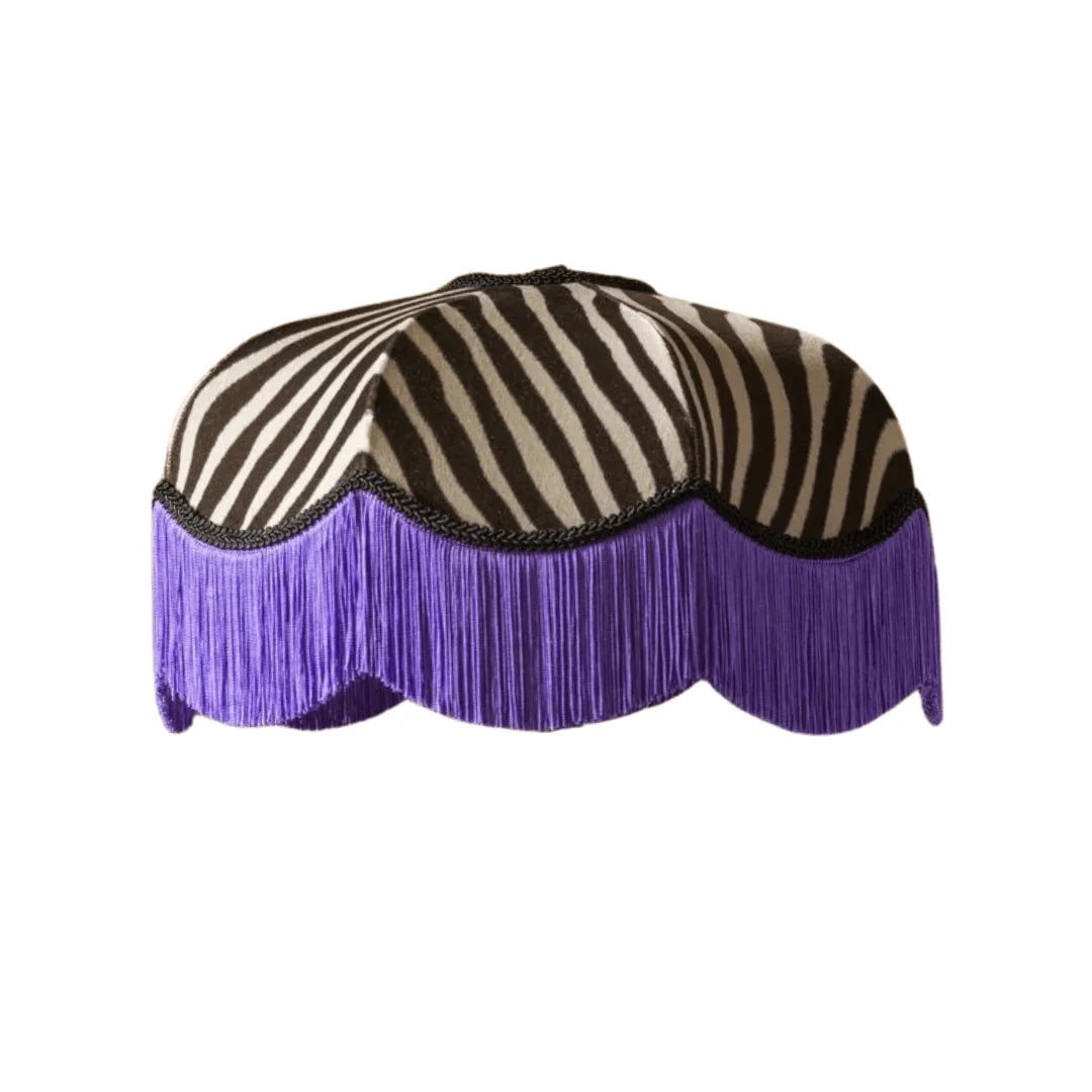 The Purple Zebra Lampshade / Pendant