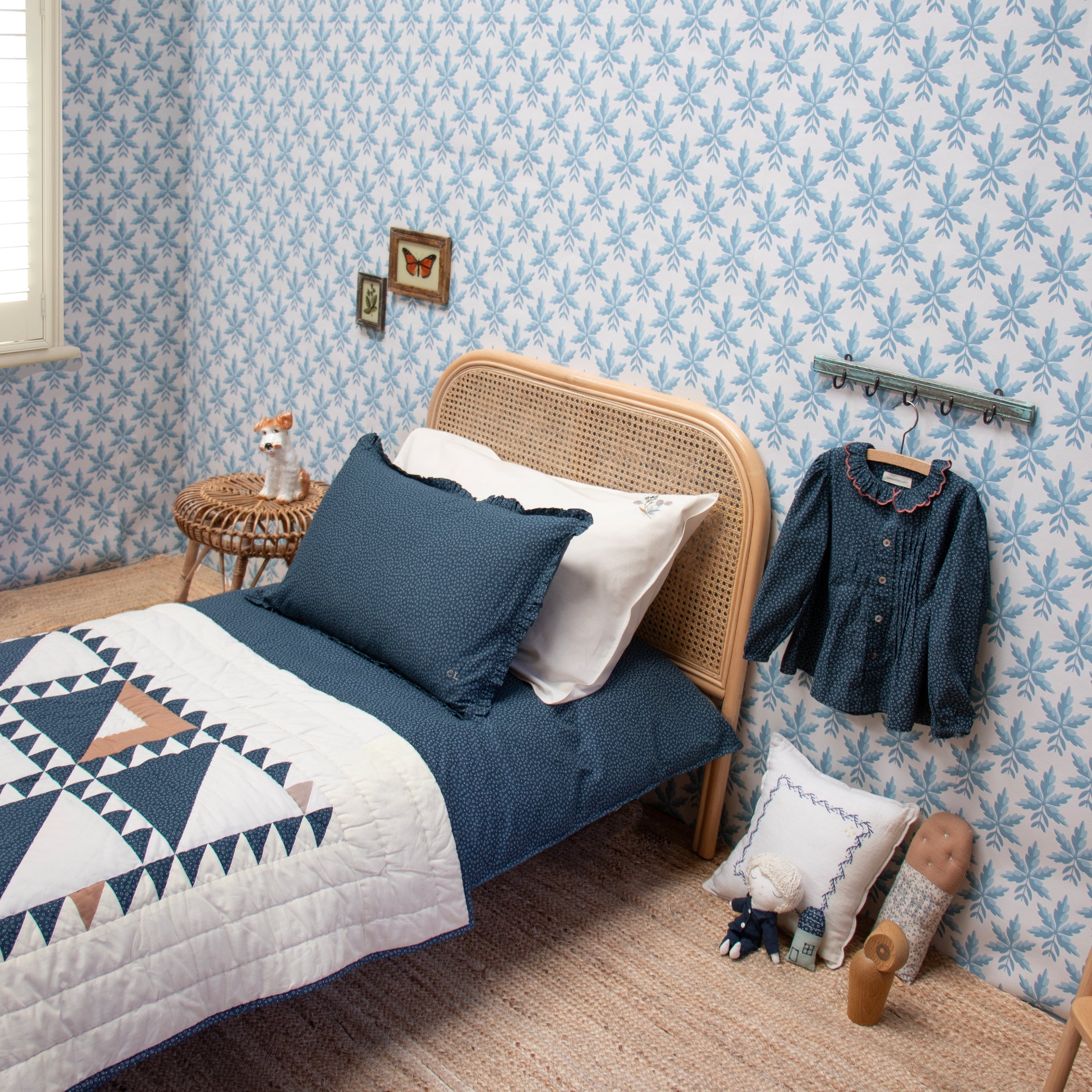 Junior Indigo Patchwork Quilt