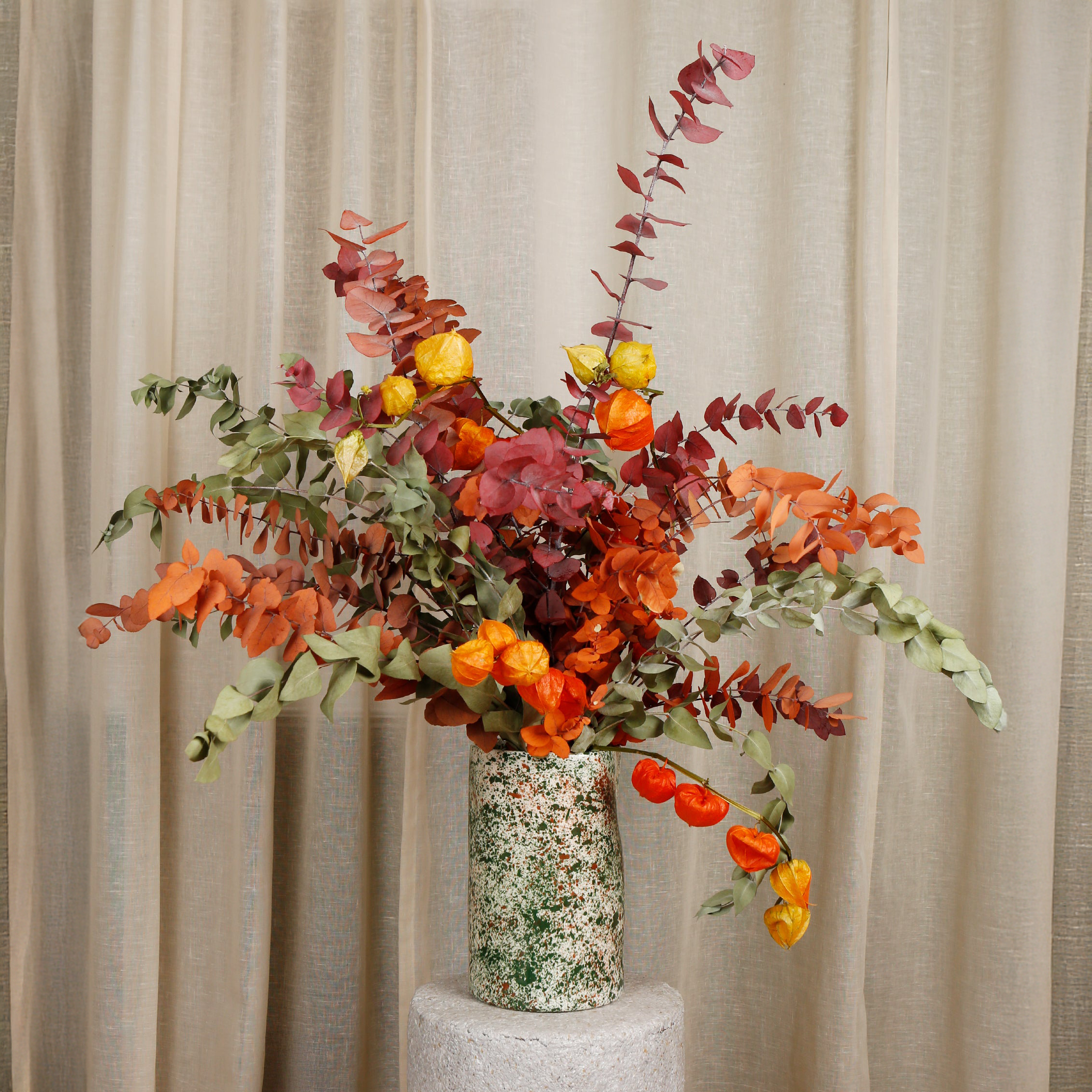 Forest splatter bunch vase