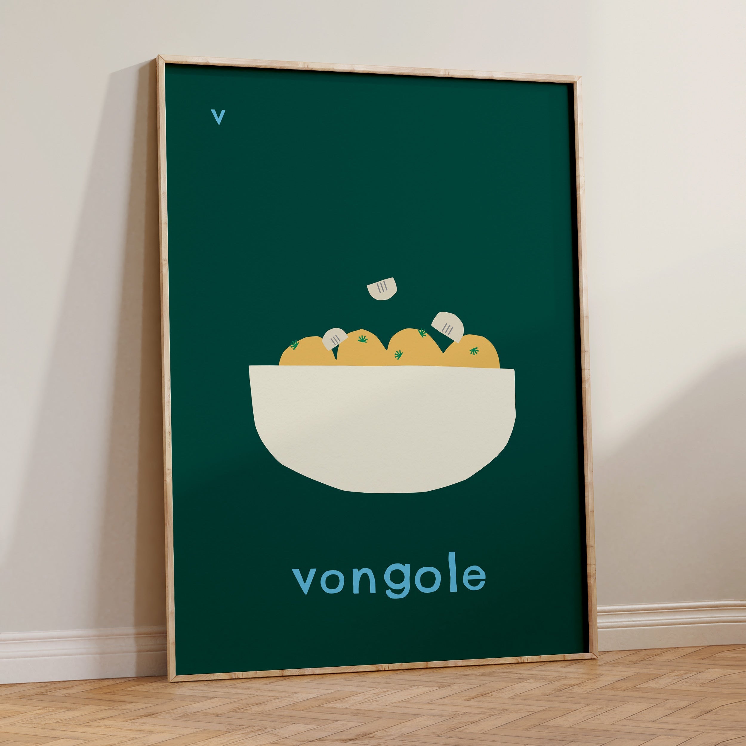 V for Vongole | Giclée Fine Art Print