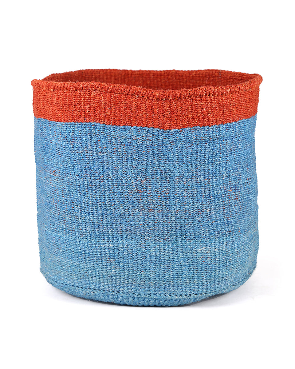 MFUPI: XL Orange & Blue Storage Basket