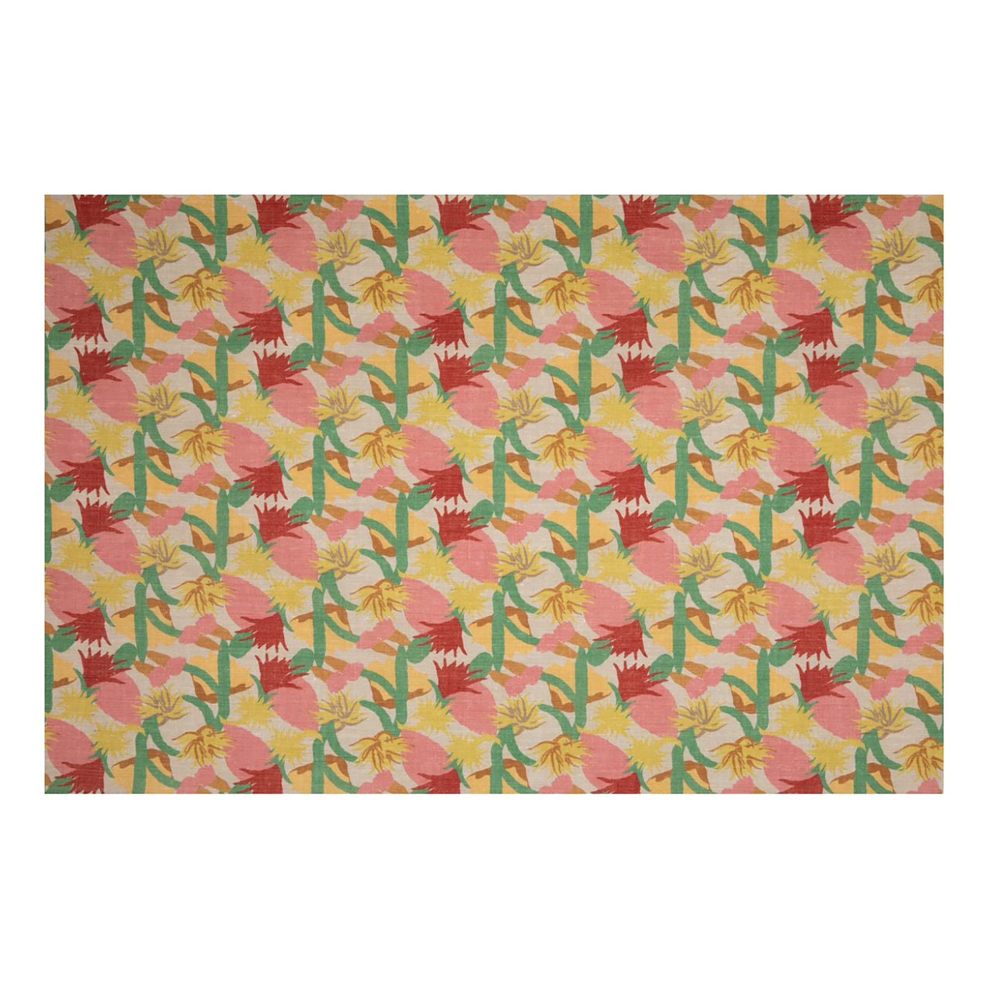 Cactus Flower Performance Print Fabric