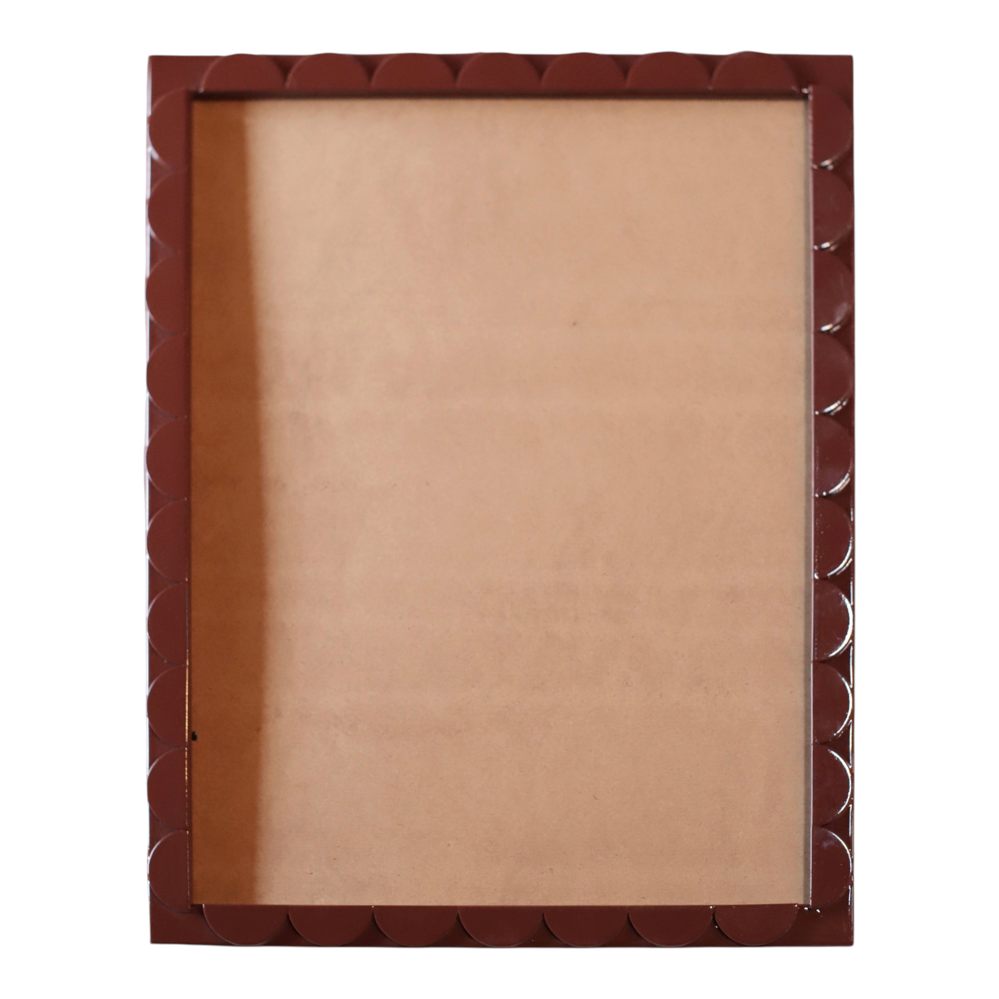 Cocoa Scallop Frame