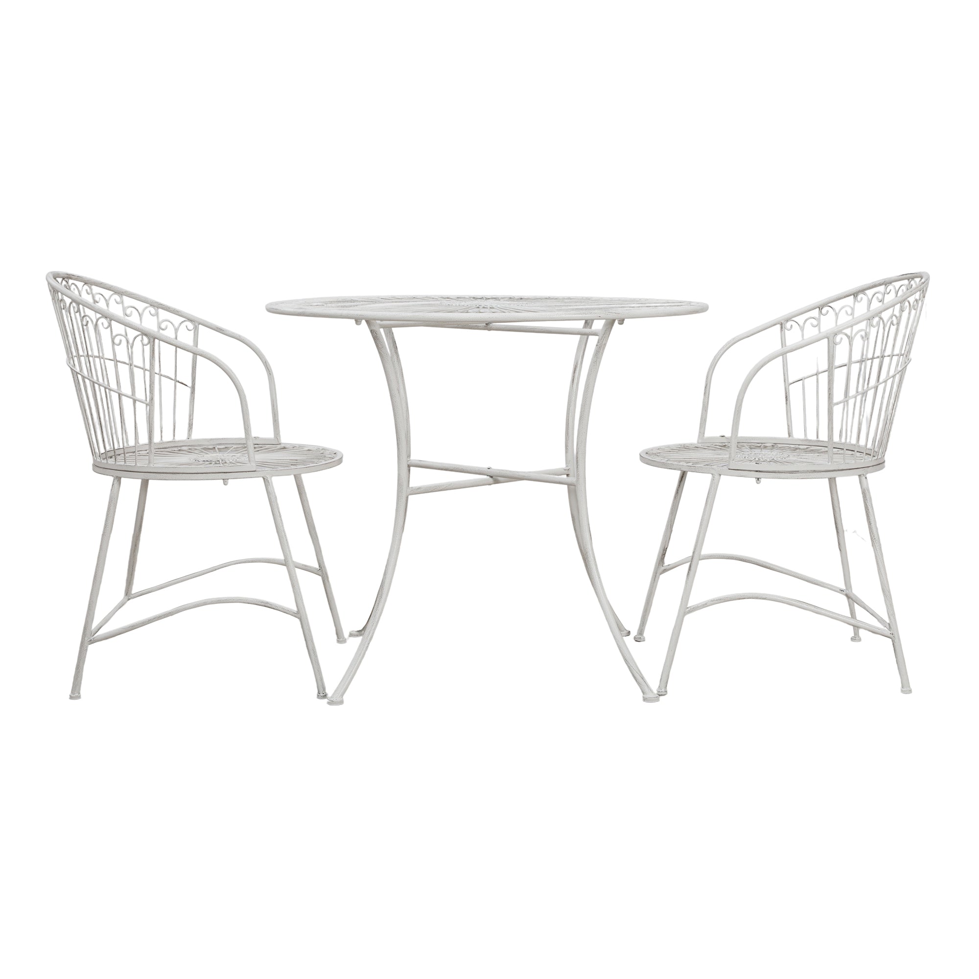 Lucca Bistro Set - Vanilla