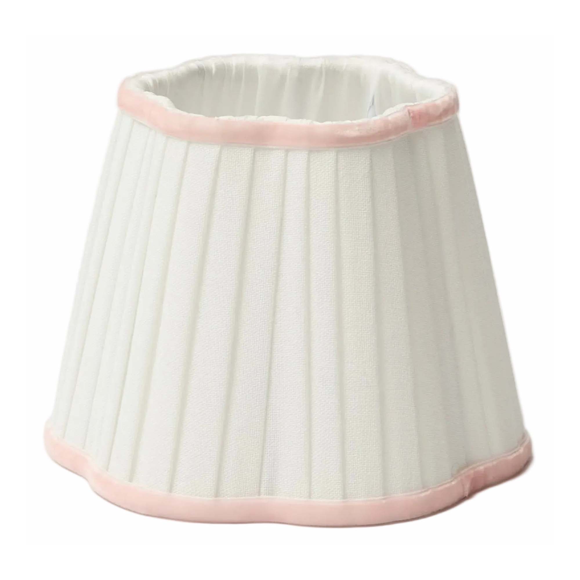 Pink Scallop Lampshade