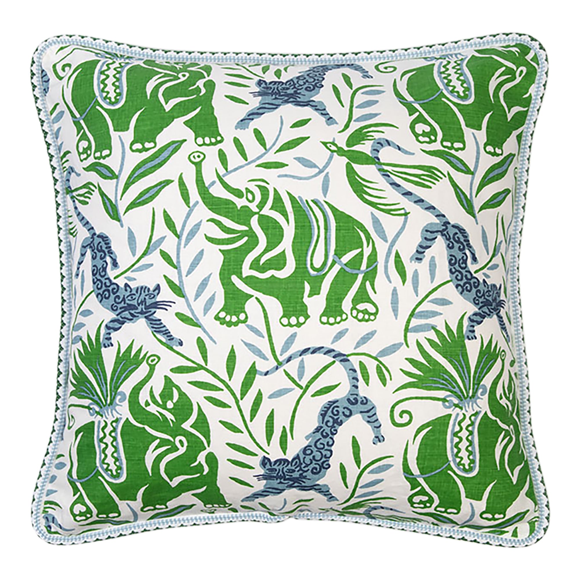 La Jungle Green Cushion