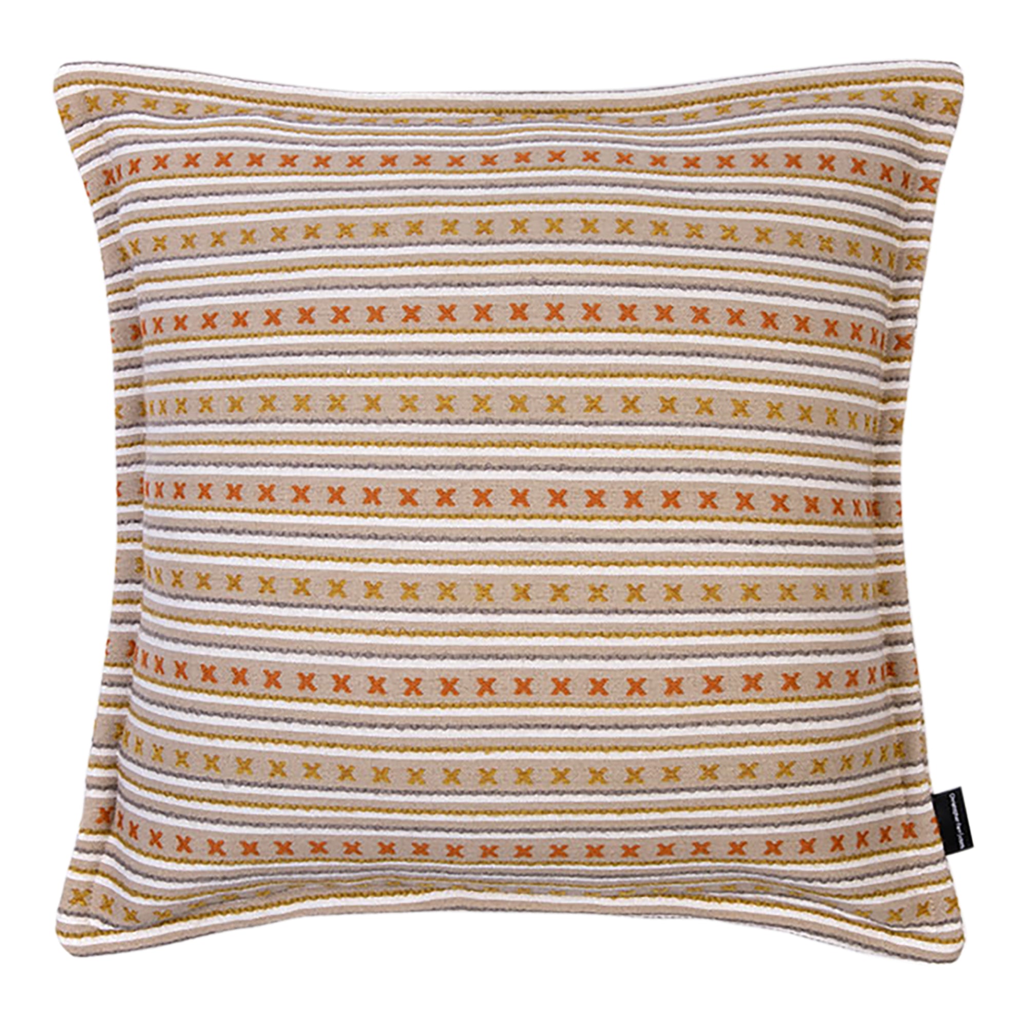 Criss Cross Natural Cushion