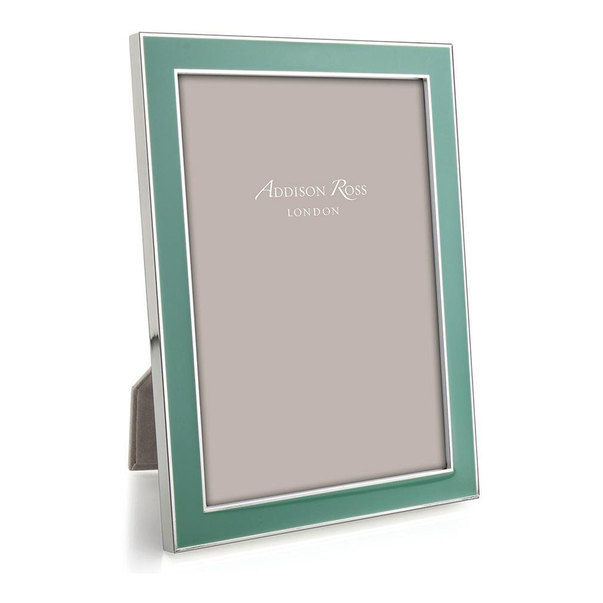 Duck Egg Enamel & Silver Frame