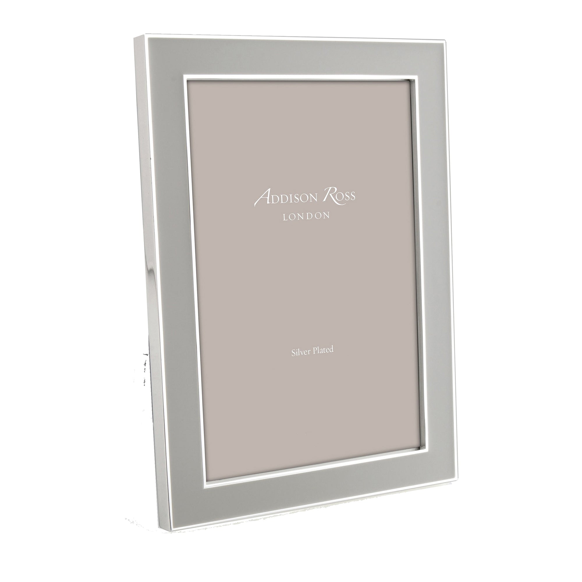 Chiffon Enamel & Silver Frame