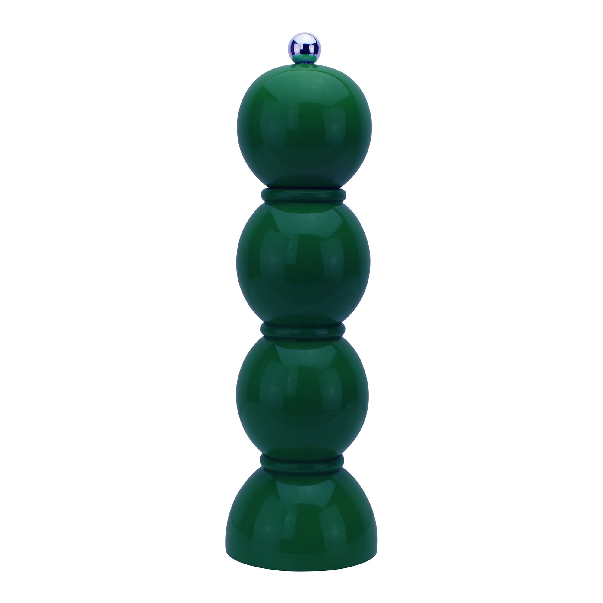 Racing Green Bobbin Salt or Pepper Mill