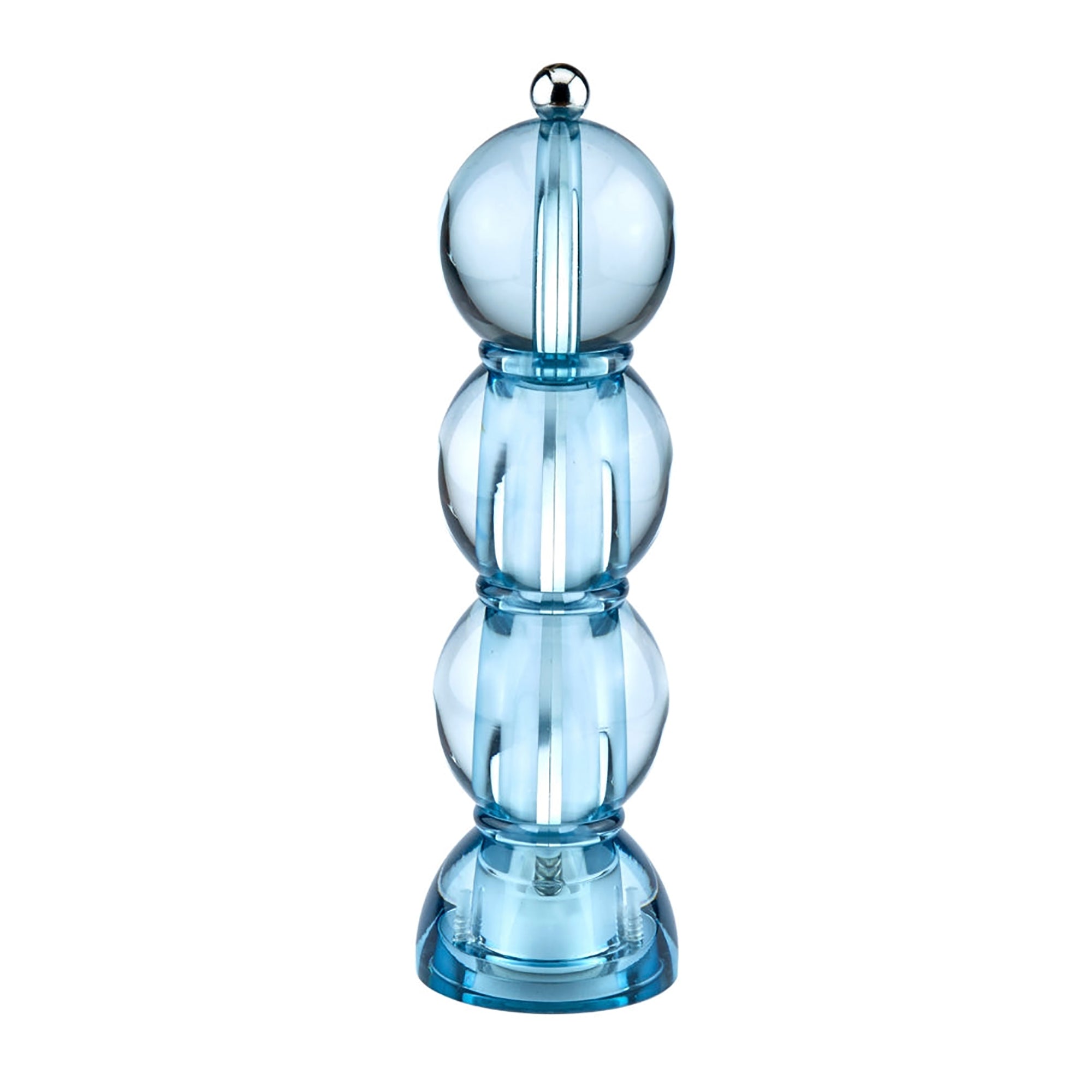 Blue Icy Bobbin Salt or Pepper Mill