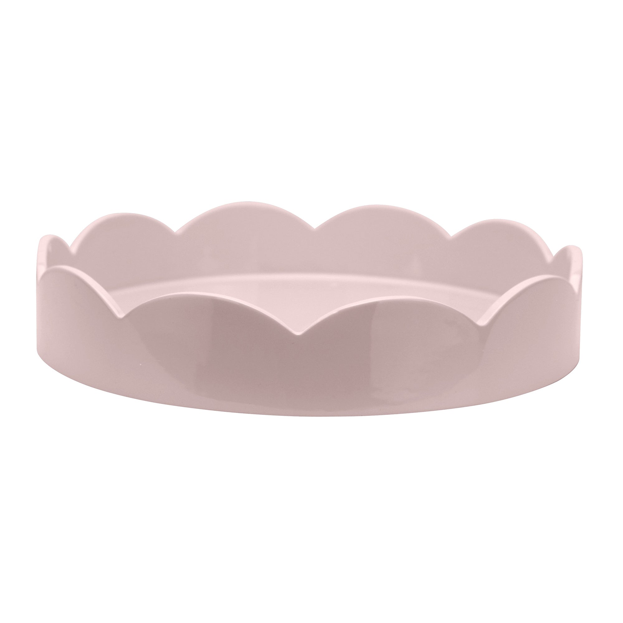 Small Round Scallop Tray | Pale Pink