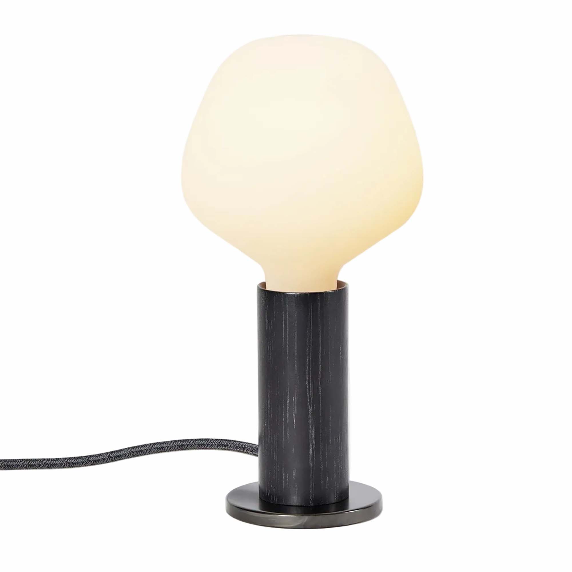 Knuckle Table Lamp in Blackened Oak + Enno