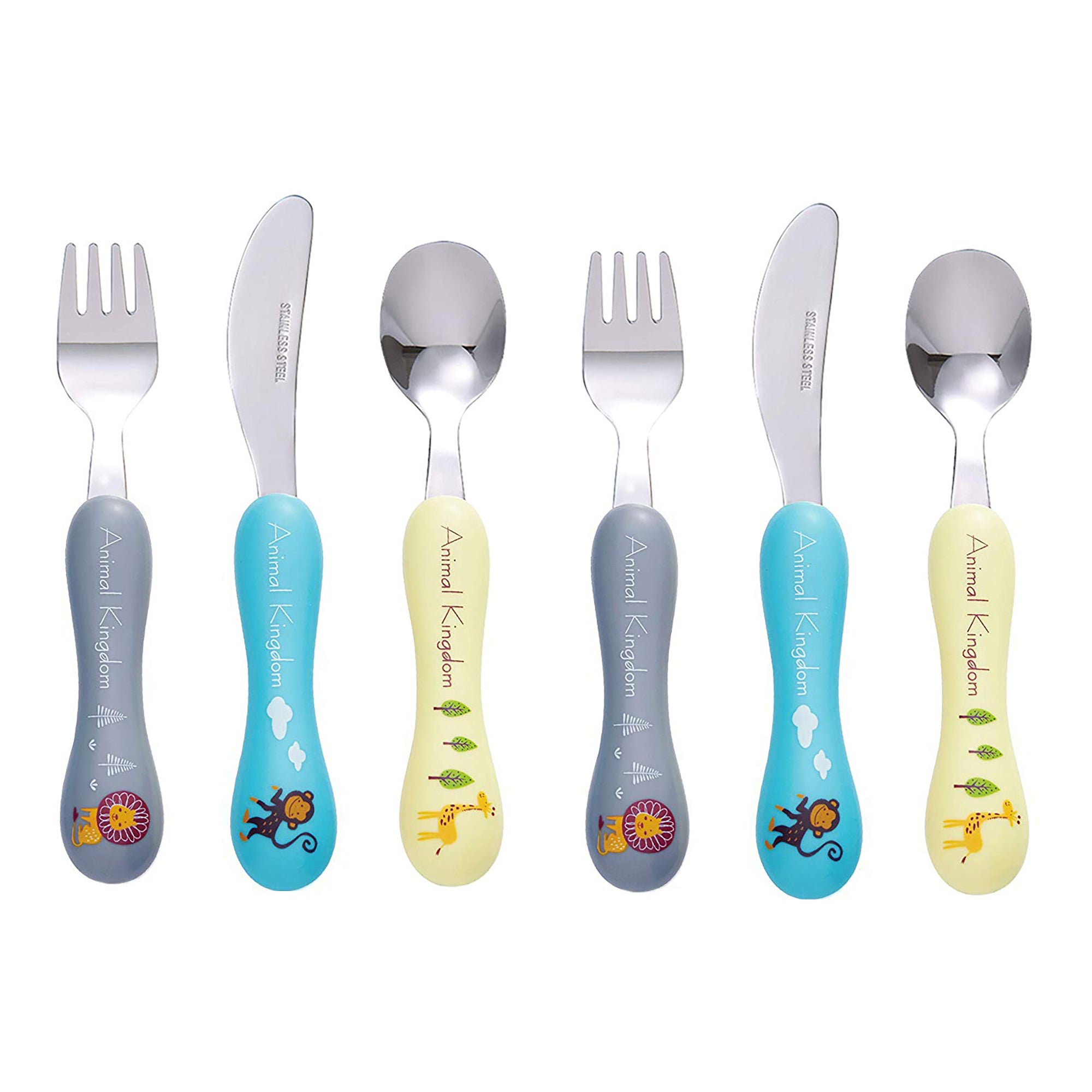 Bon Animal Kingdom 6-Piece Children's Cutlery Set