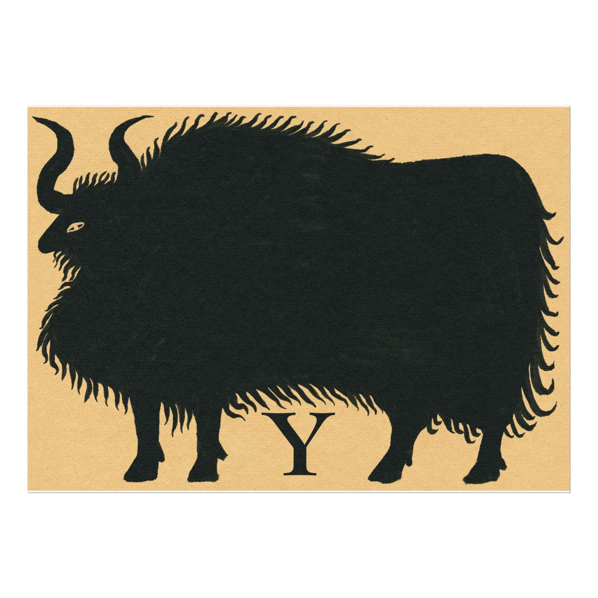 Y for Yak Print
