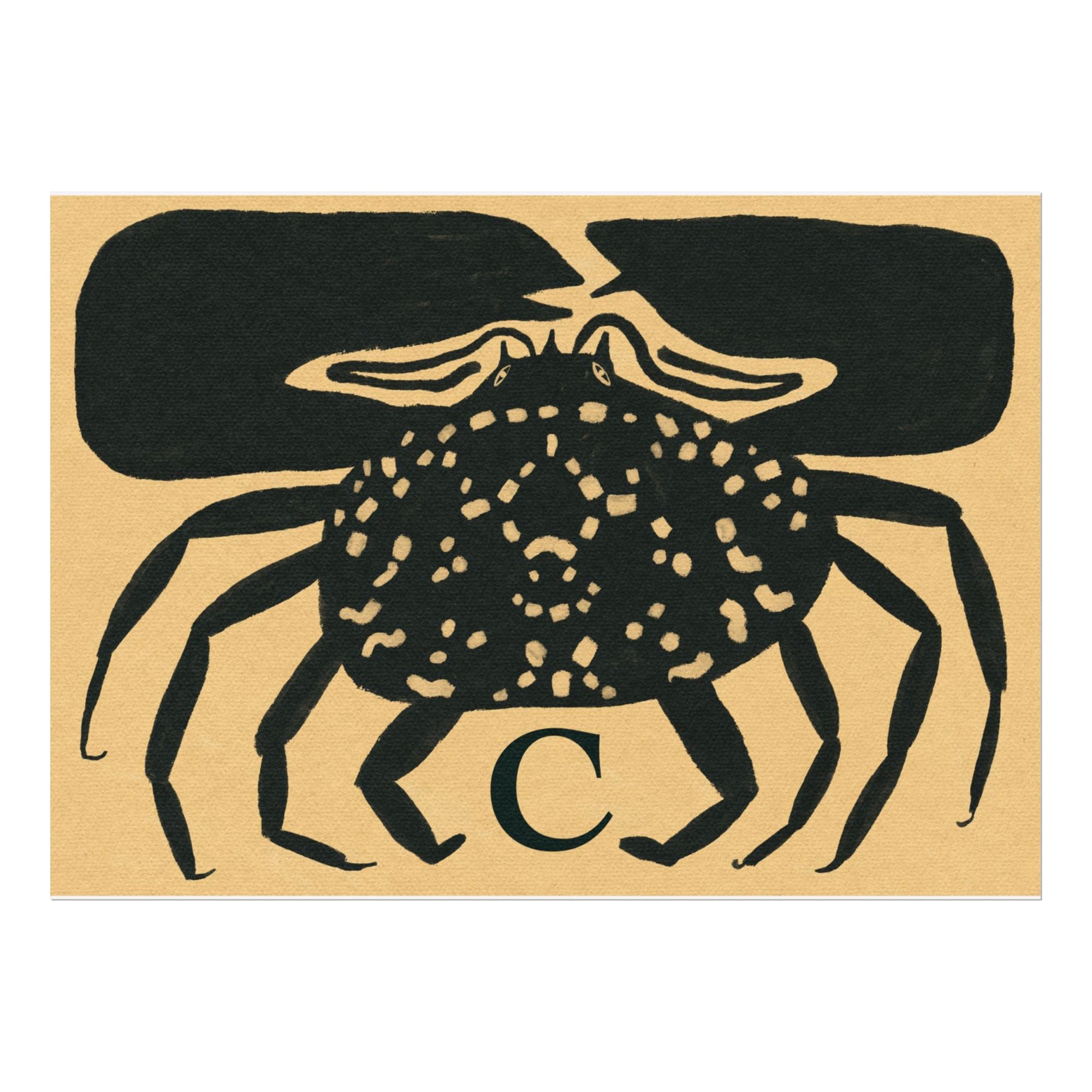 C for Crab Print