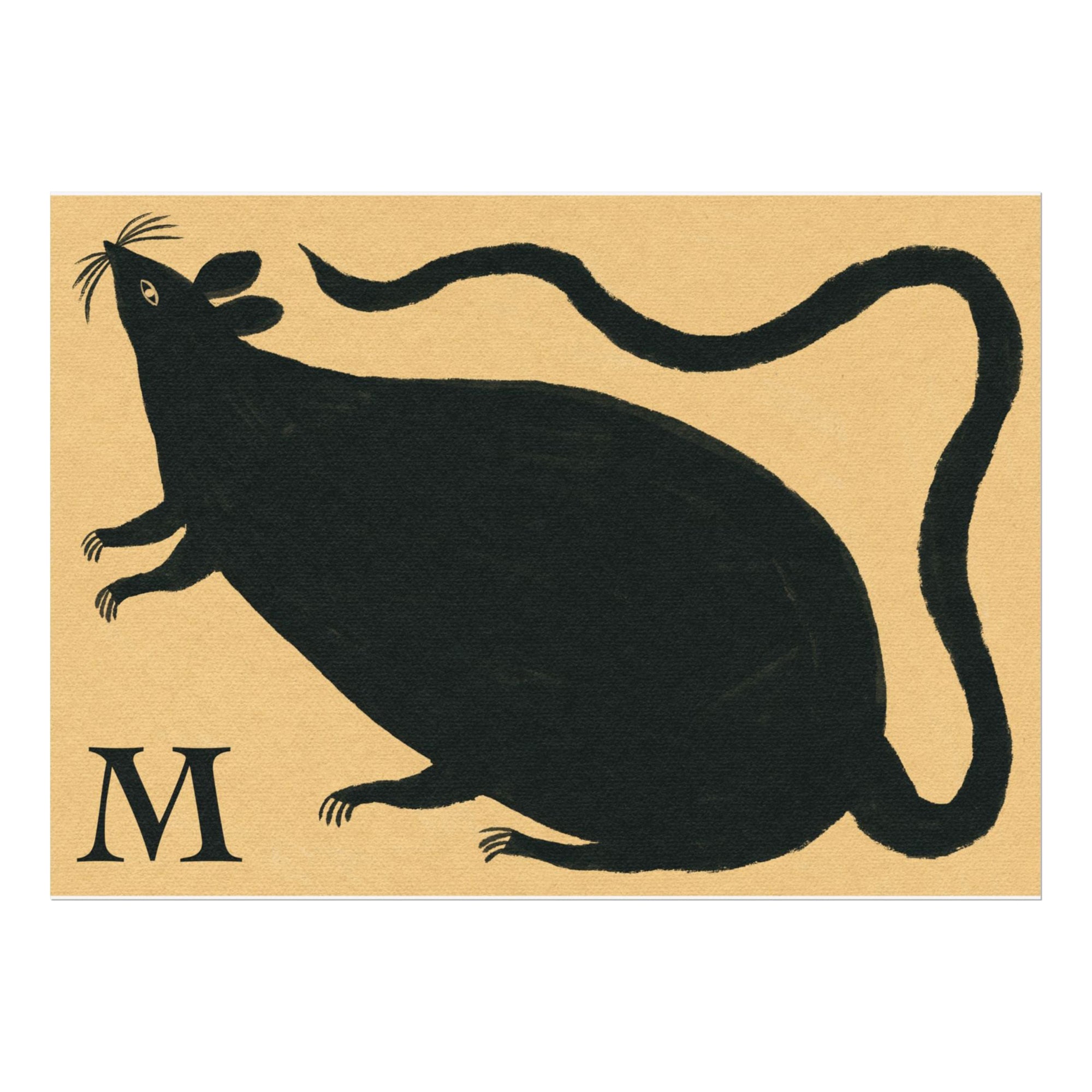 M for Mouse Print