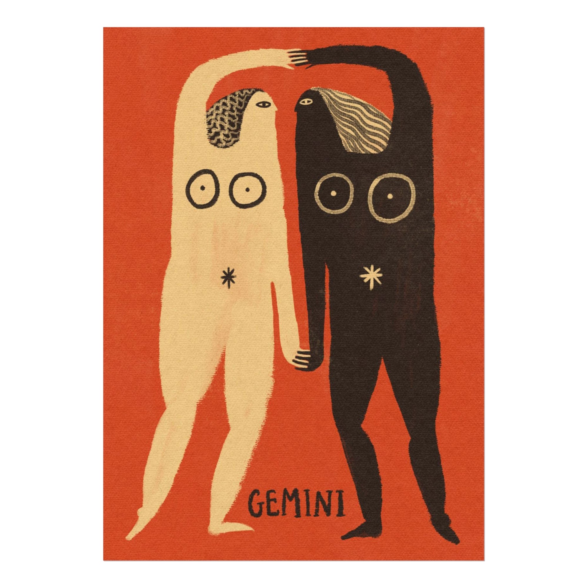Gemini Zodiac Print