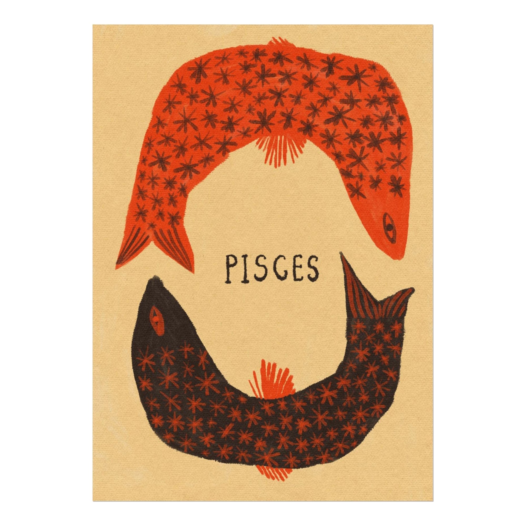 Pisces Zodiac Print