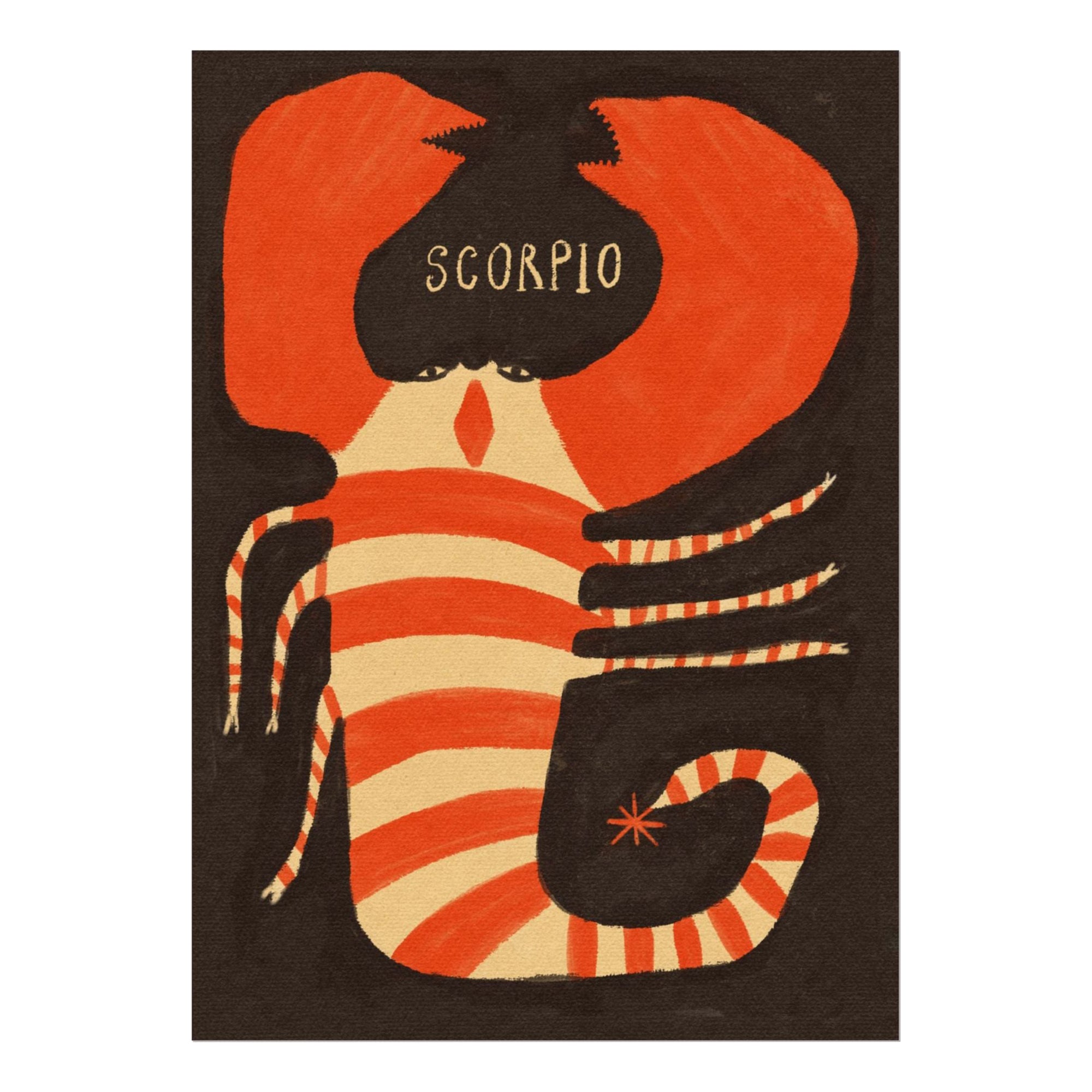 Scorpio Zodiac Print