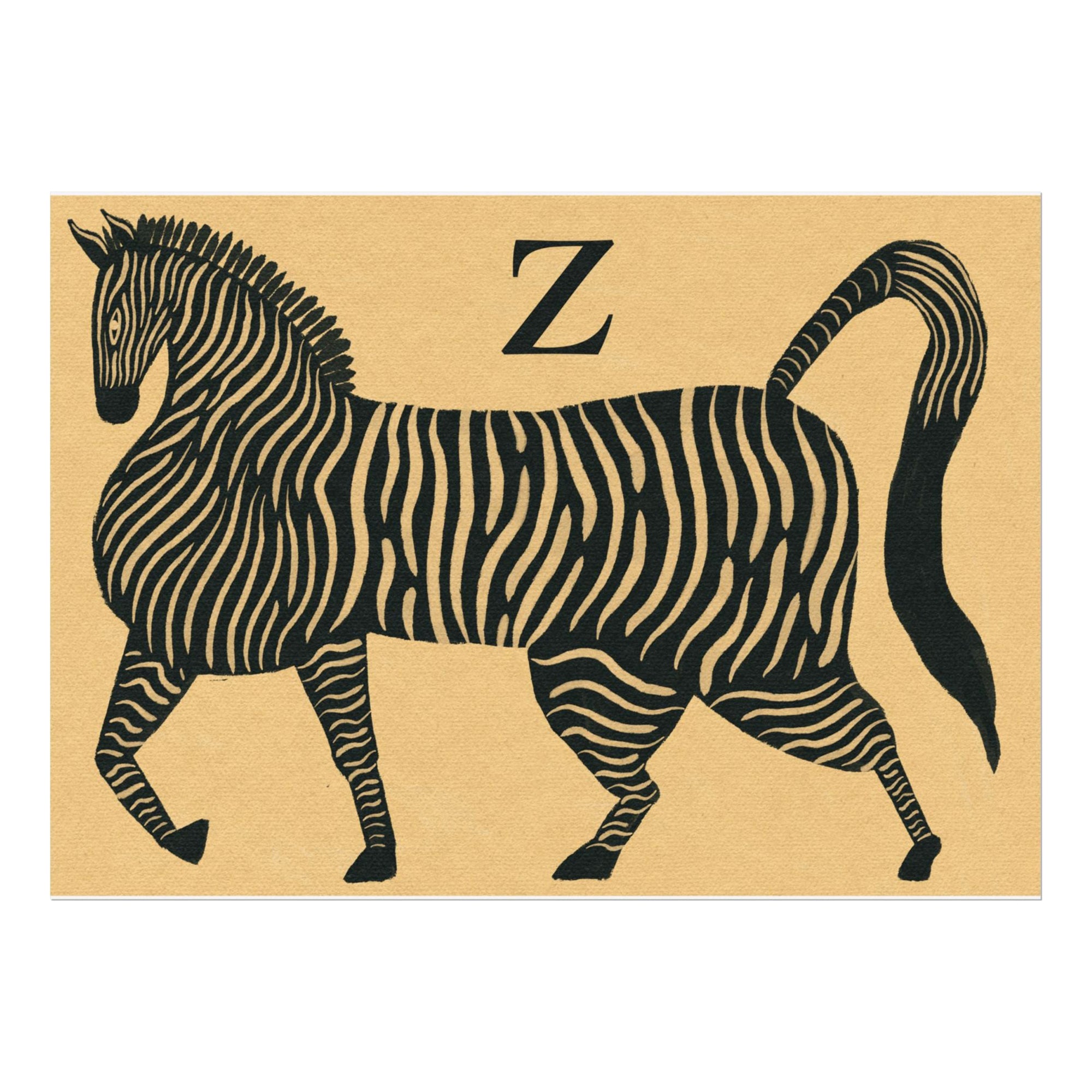 Z for Zebra Print