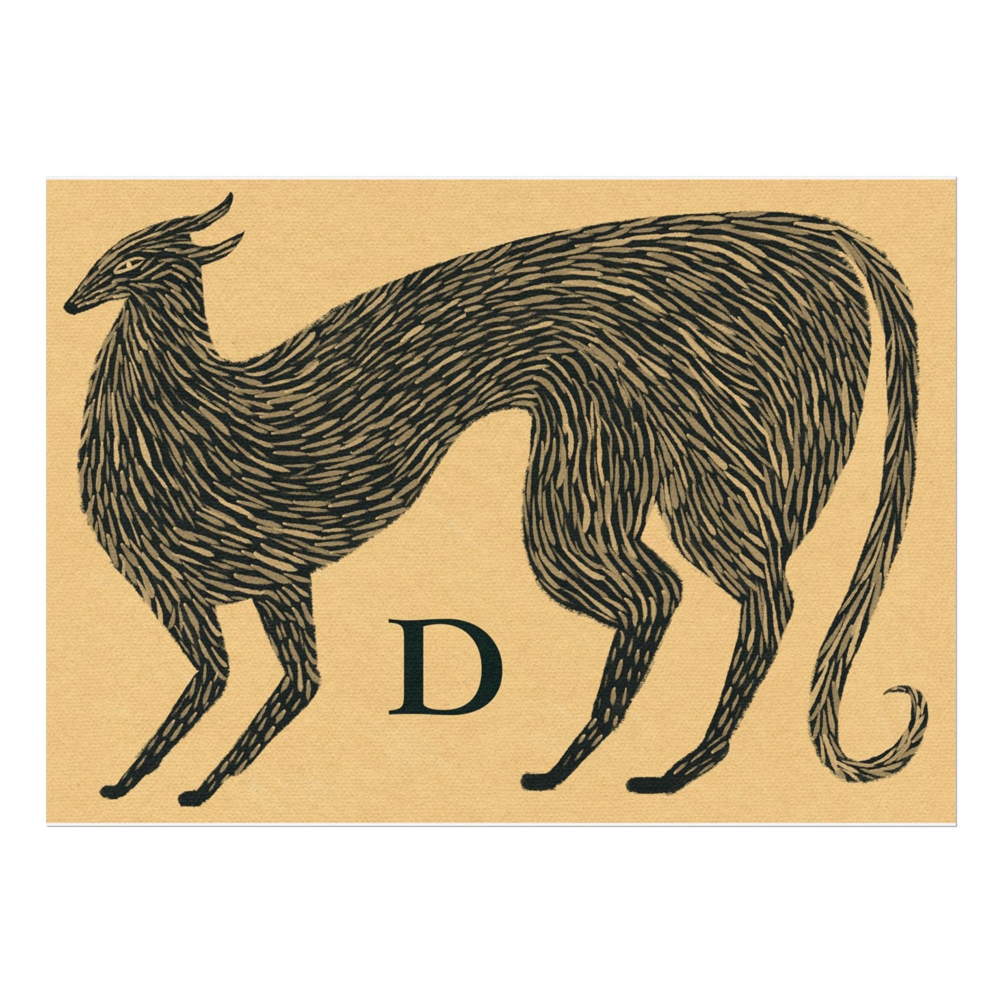 D for Dog Print