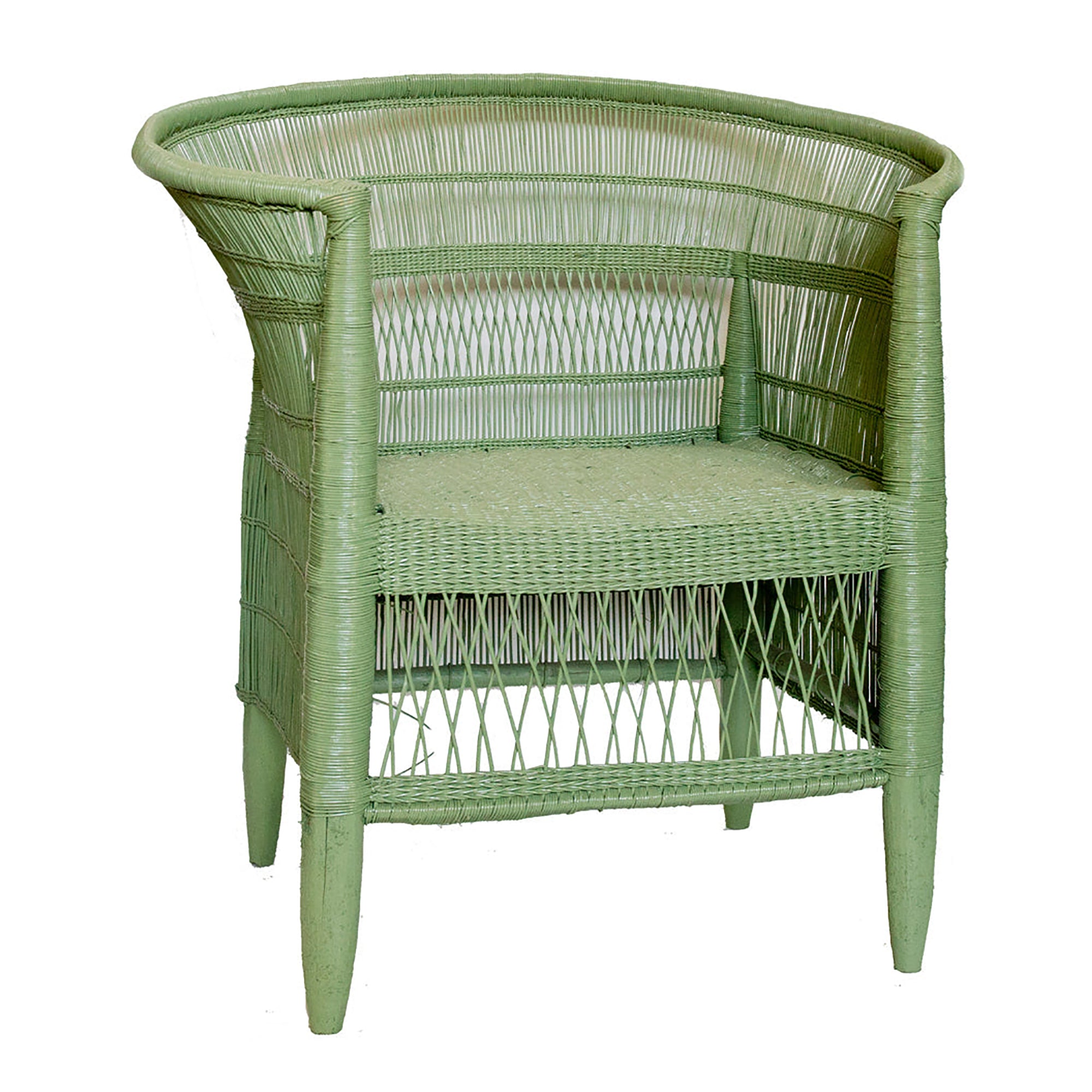 Malawi Rattan Chair | Green