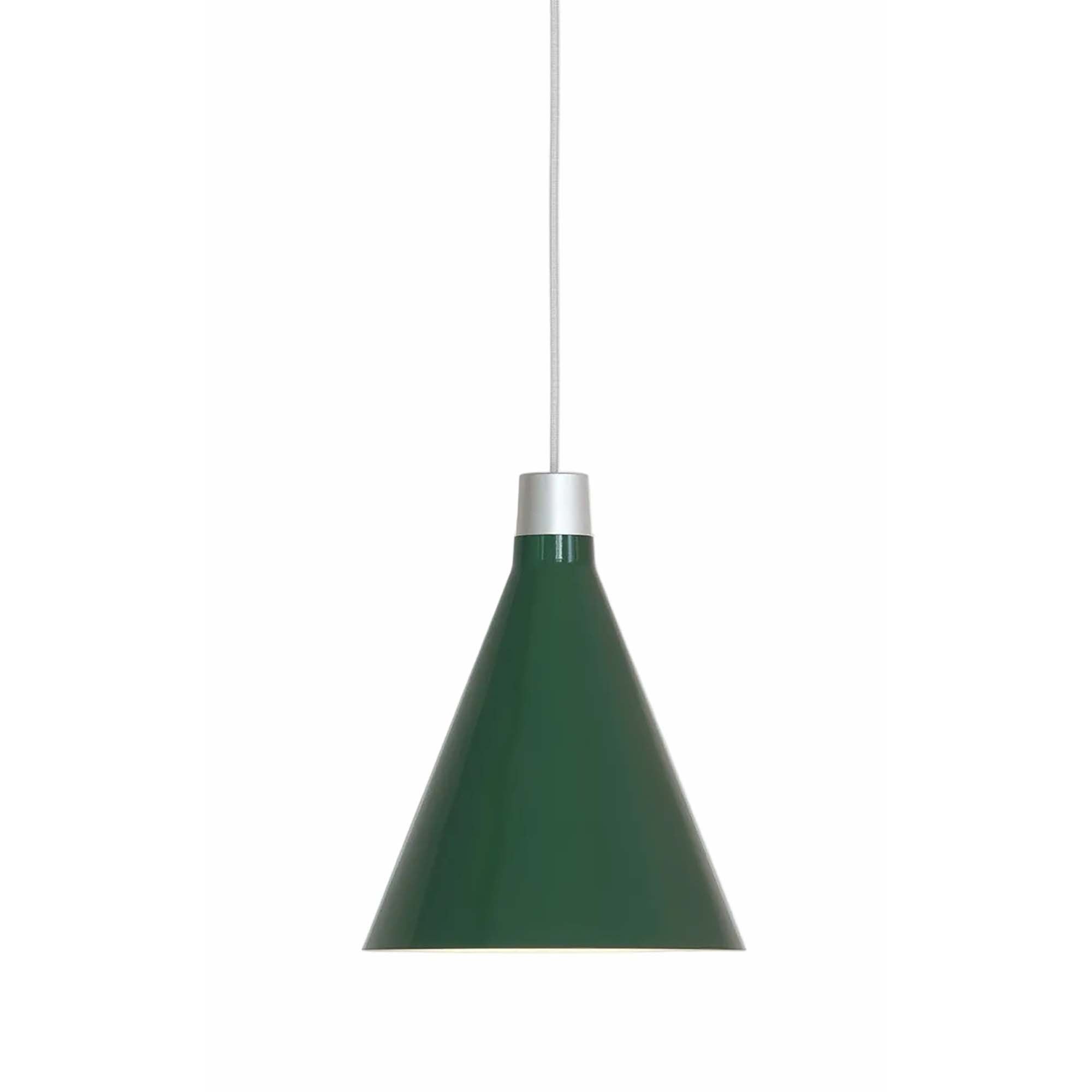 Bower Pendant Light Small in Dark Green