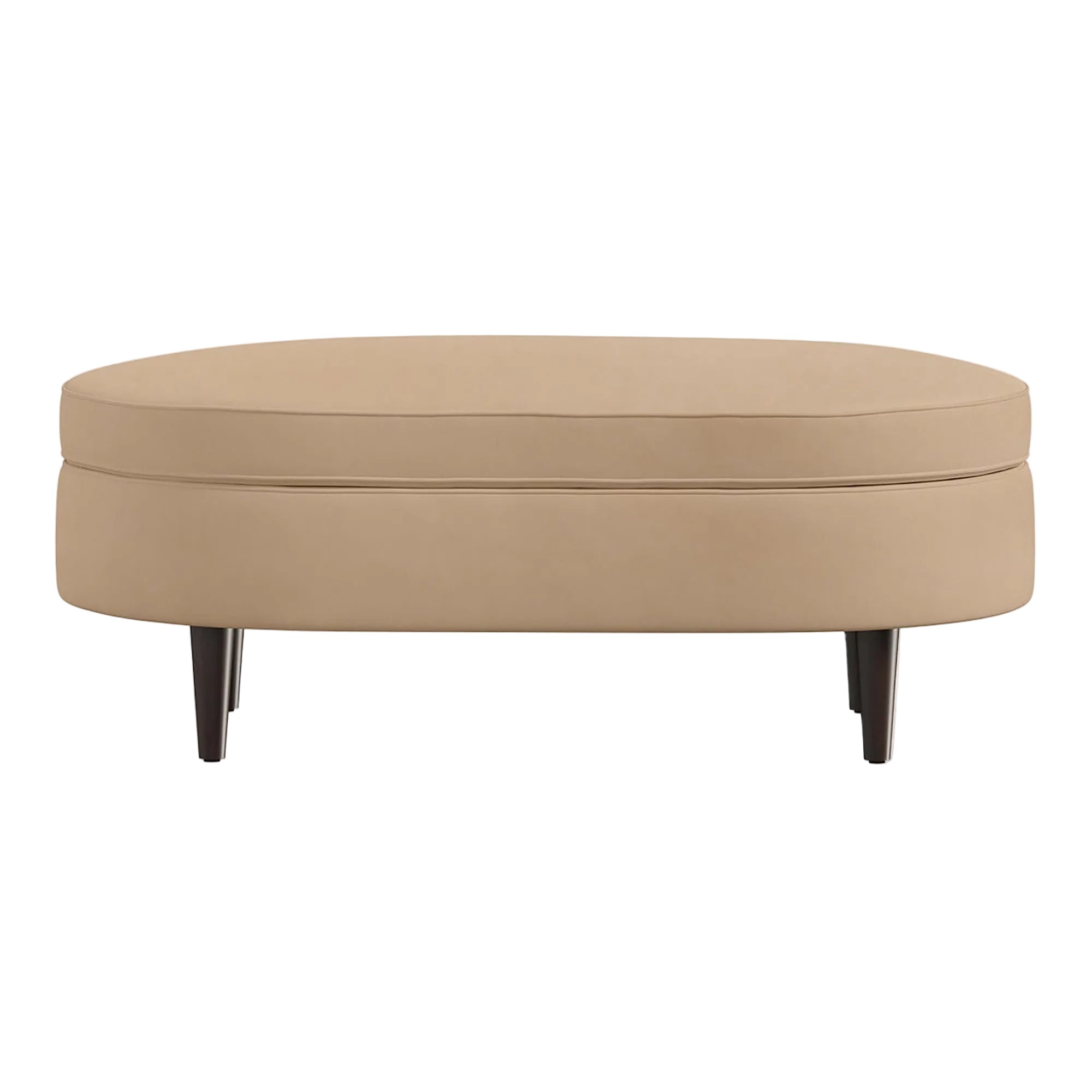 Carlotta Ottoman | Linen Rose