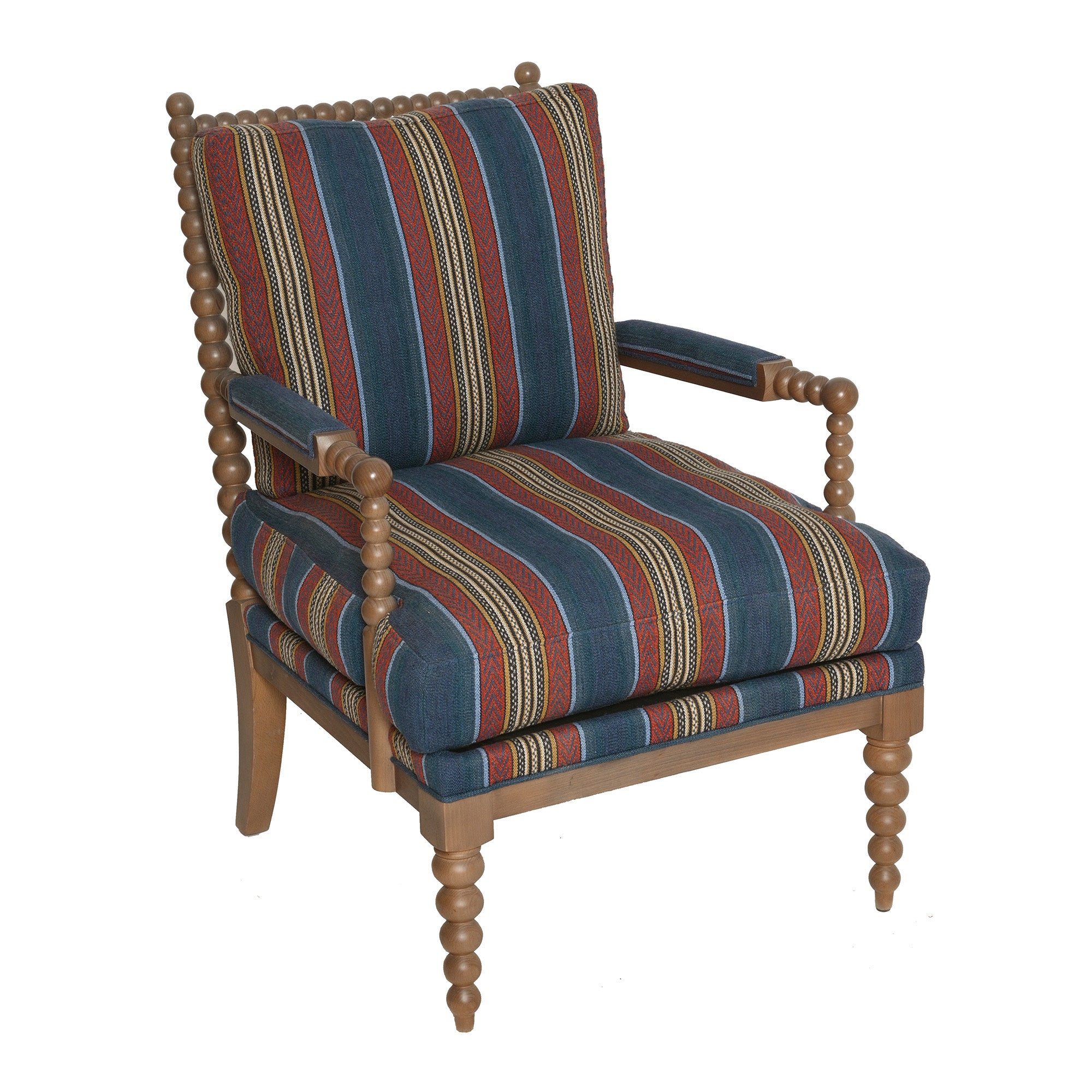 Otto Bobbin Upholstered Armchair