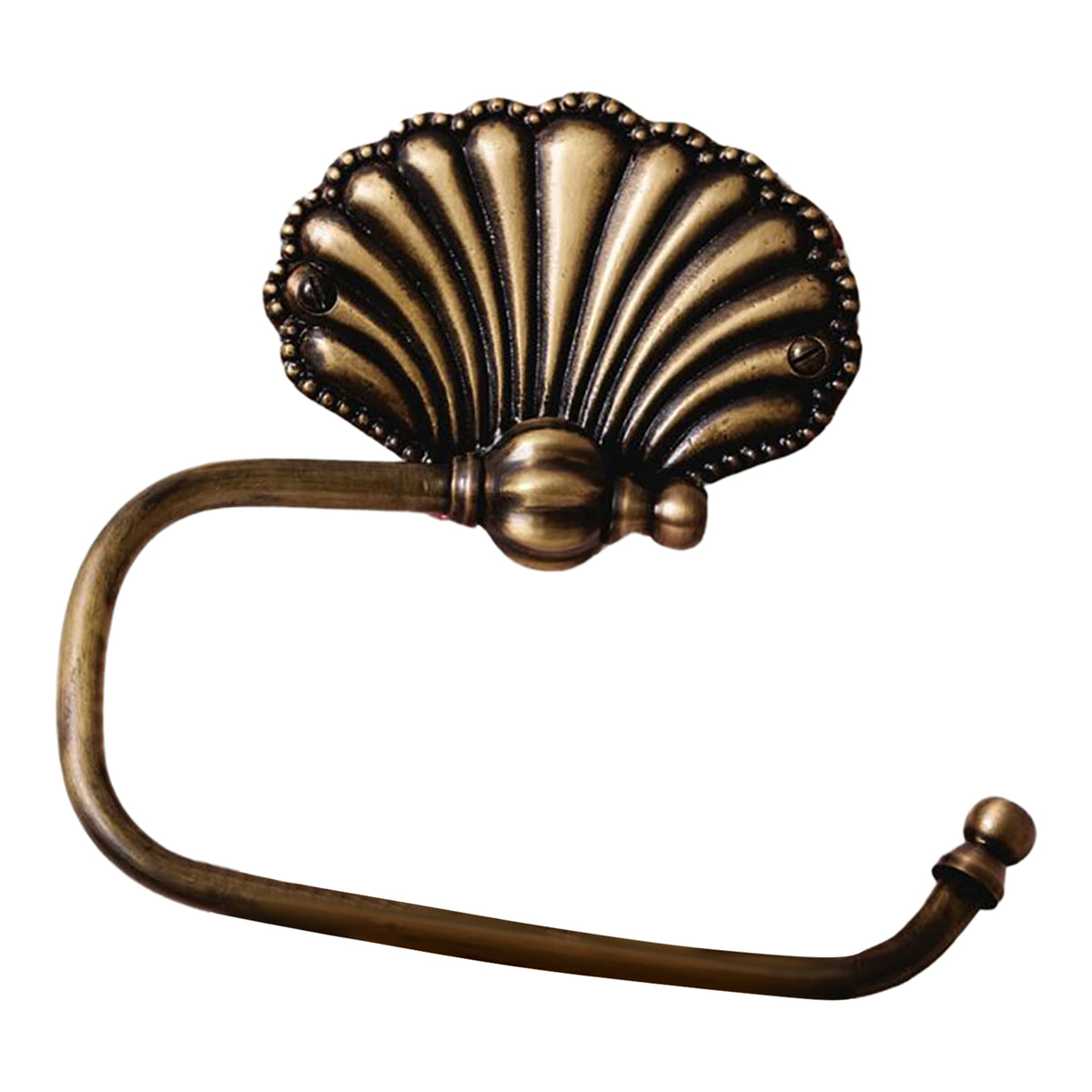 Cara Brass Toilet Roll Holder (Antique)