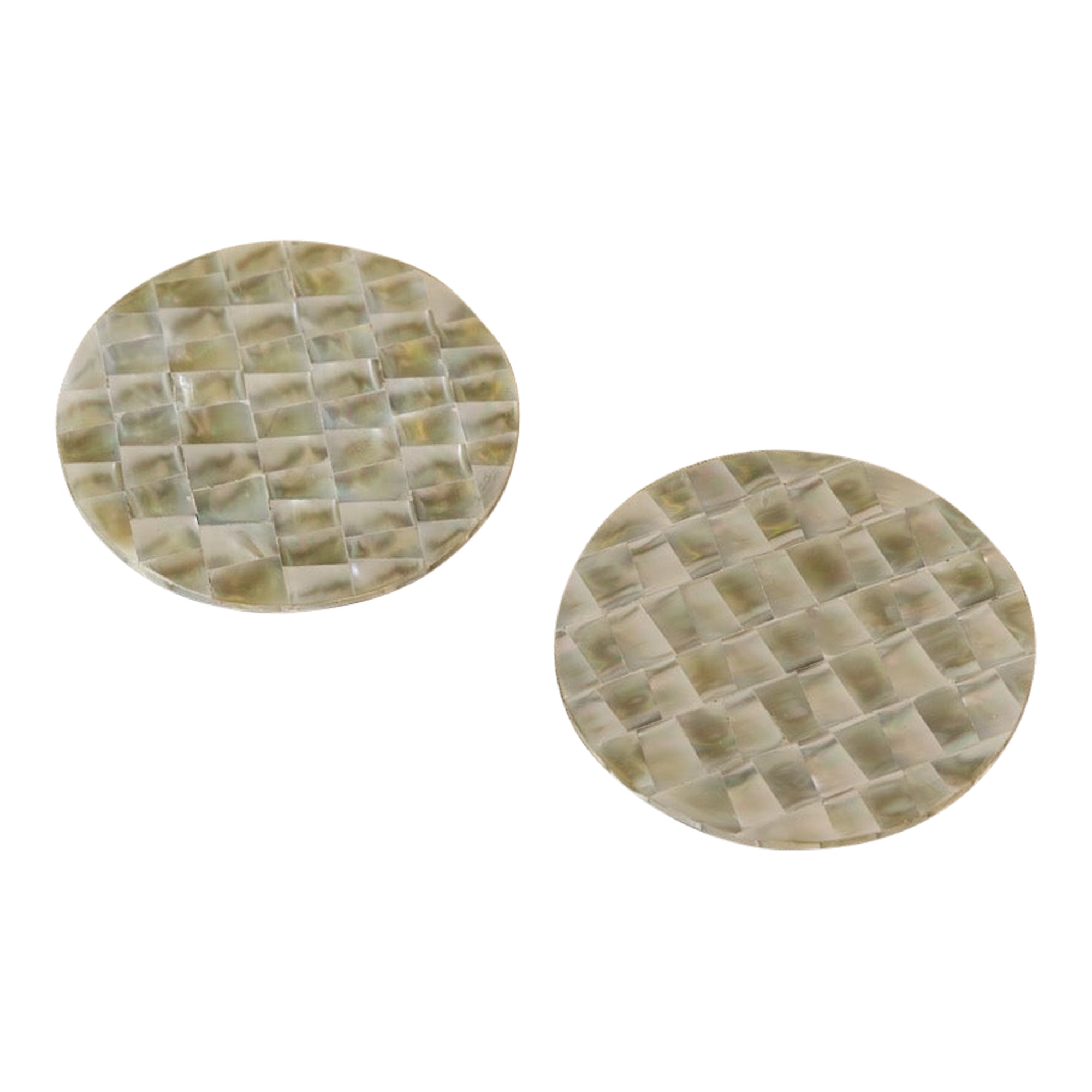 Kala Mother-of-Pearl Coasters (pair)